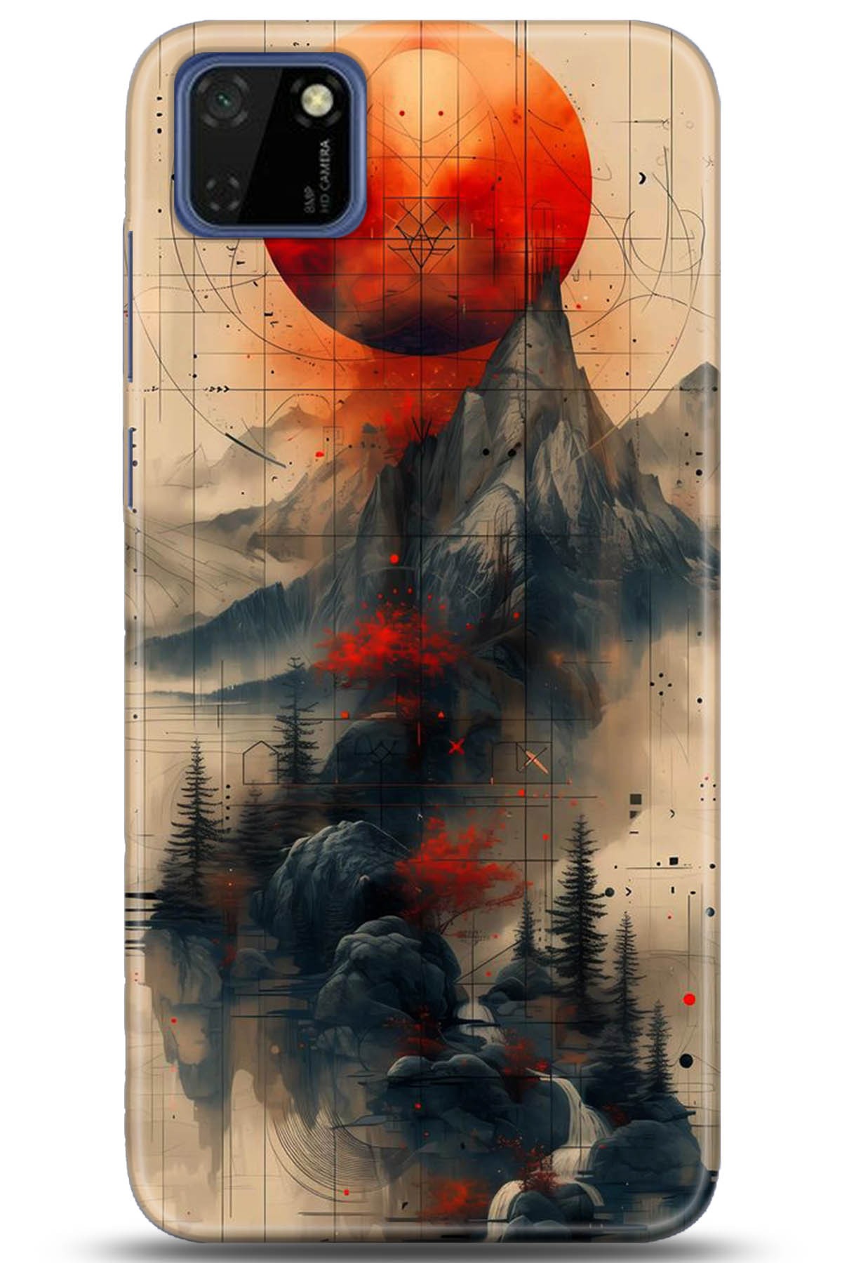 Huawei Y5P Uyumlu Kılıf HD Baskılı Kılıf - Followed Institution 5244