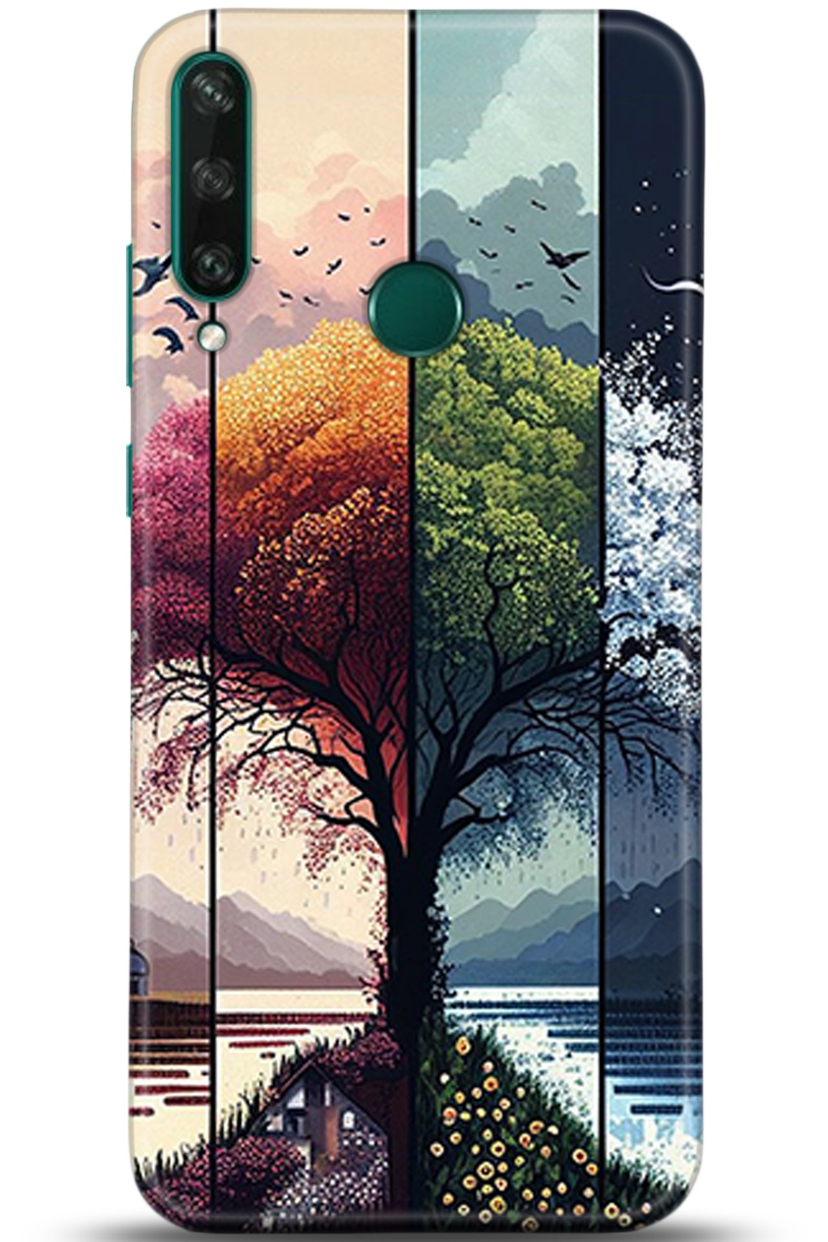 Huawei Y6P Uyumlu Kılıf HD Baskılı Kılıf - Followed Institution 5369