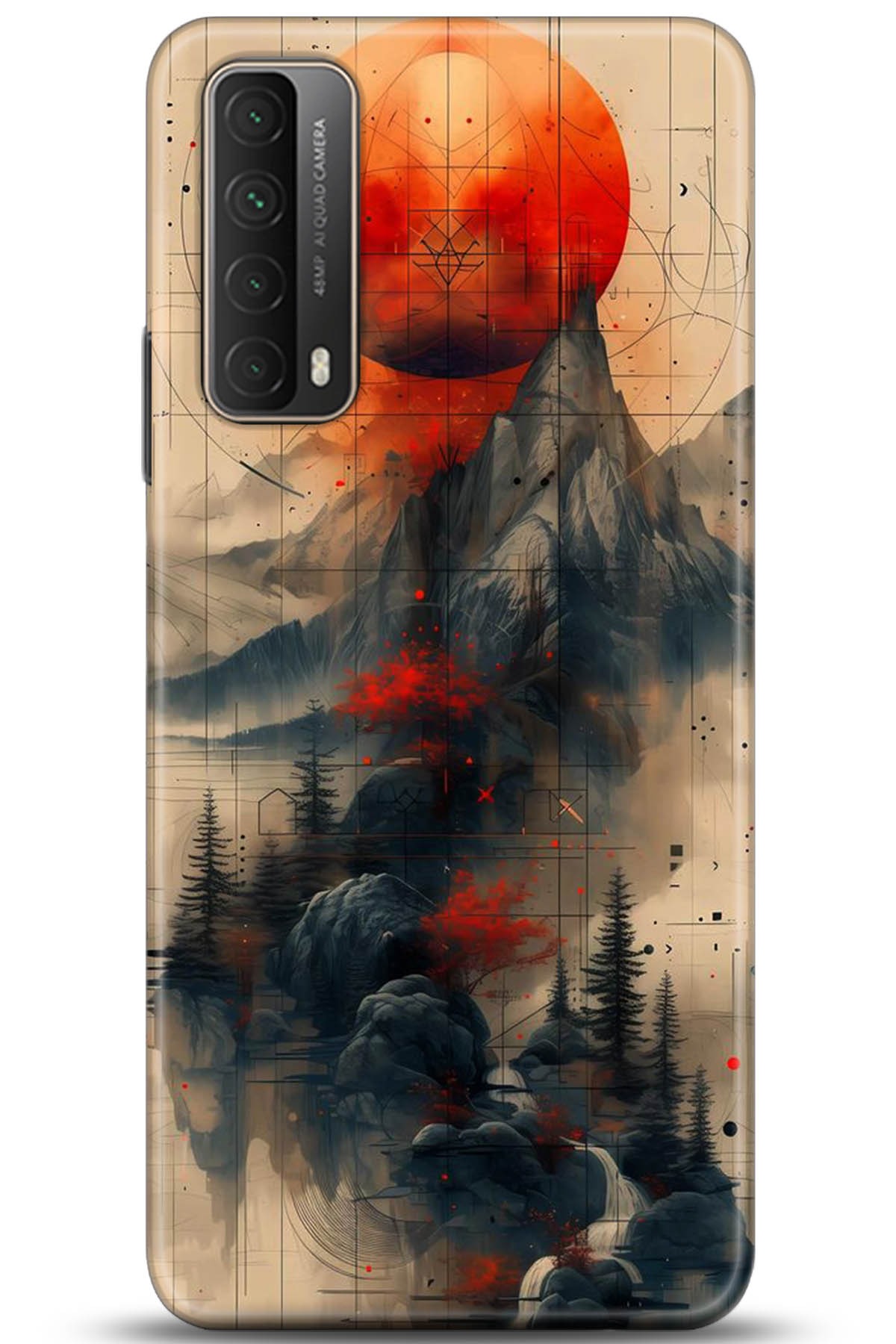 Huawei P Smart 2021 Uyumlu Kılıf HD Baskılı Kılıf - Followed Institution 5244