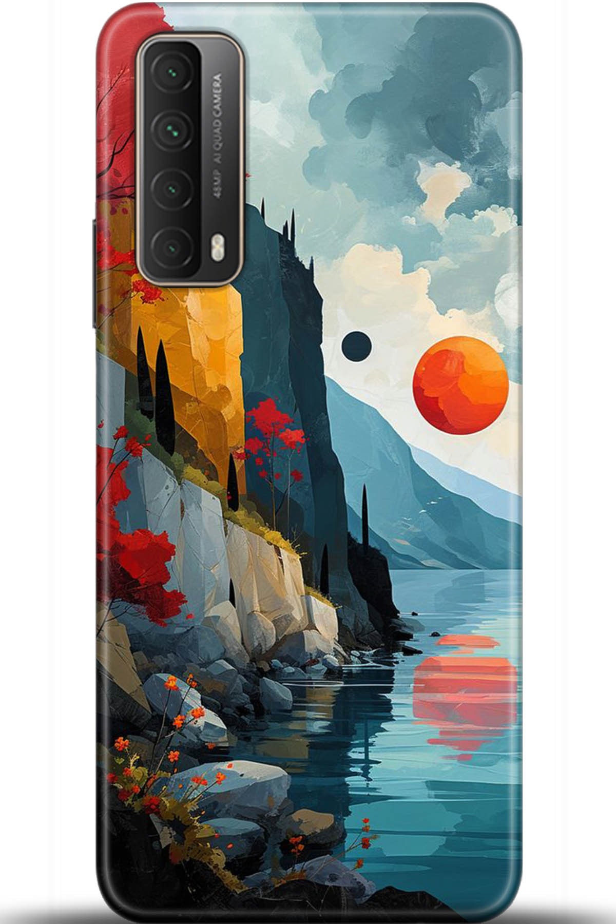 Huawei P Smart 2021 Uyumlu Kılıf HD Baskılı Kılıf - Followed Institution 5368
