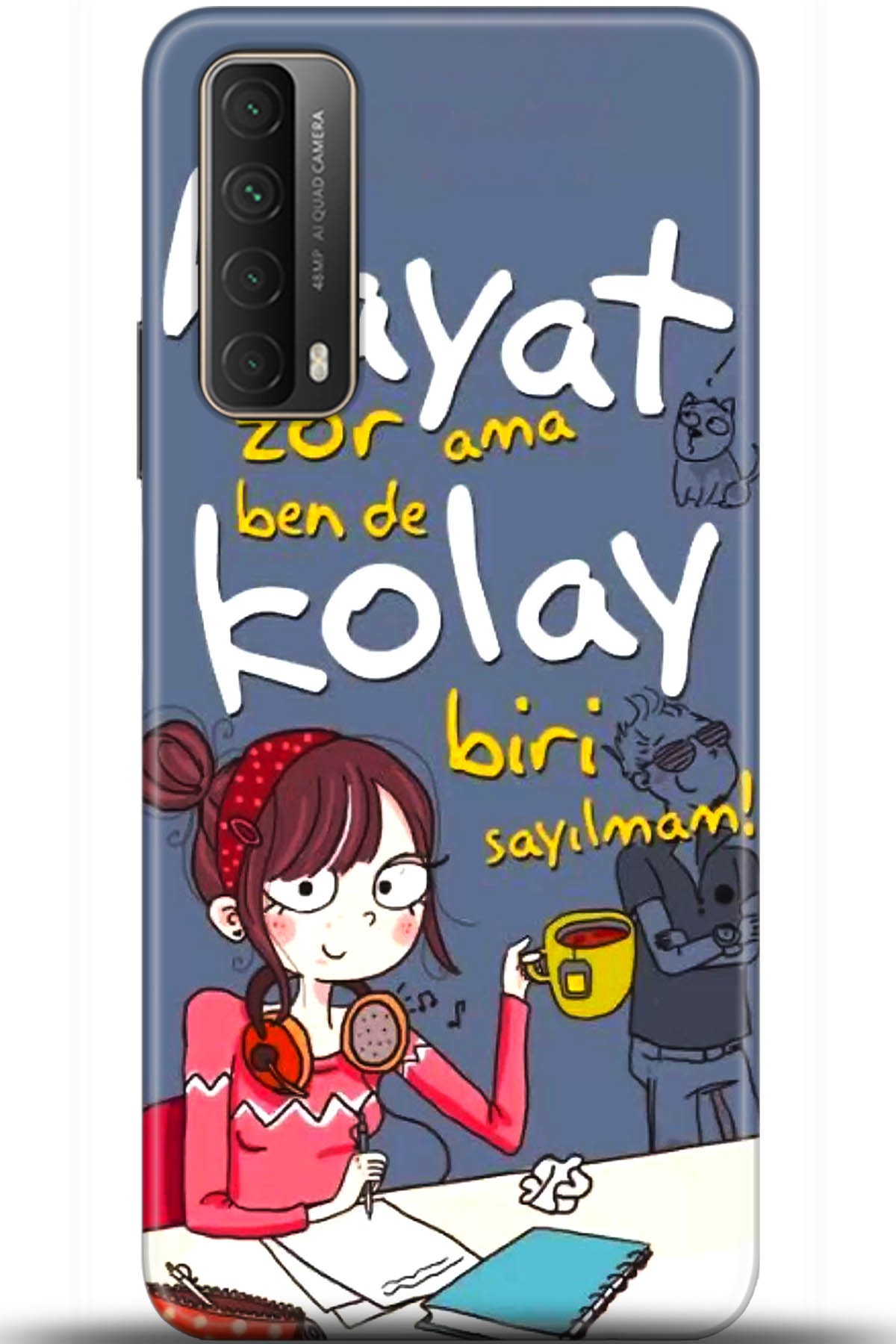 Huawei P Smart 2021 Uyumlu Kılıf HD Baskılı Kılıf - Followed Institution 5686