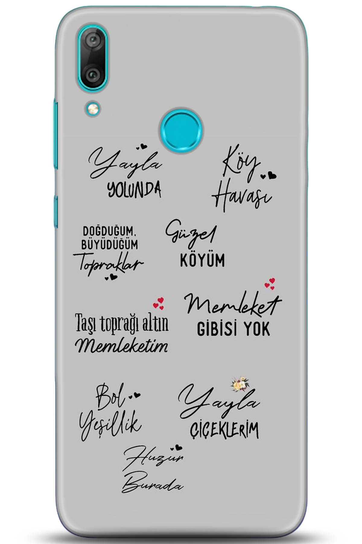 Huawei Y7 2019 Uyumlu Kılıf HD Baskılı Kılıf - Followed Institution 5210