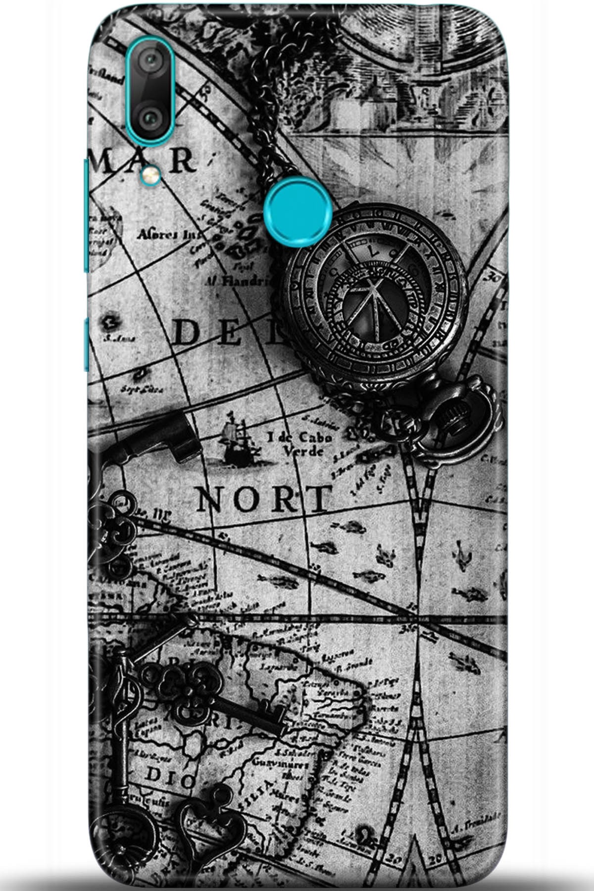 Huawei Y7 2019 Uyumlu Kılıf HD Baskılı Kılıf - Followed Institution 5381