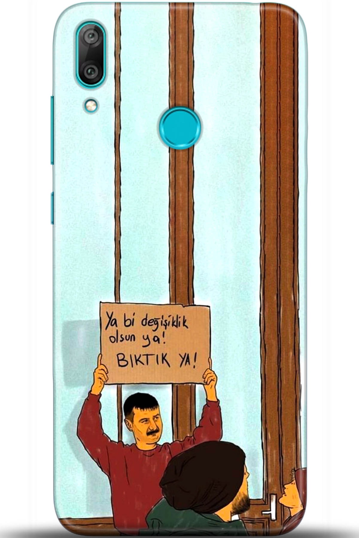 Huawei Y7 2019 Uyumlu Kılıf HD Baskılı Kılıf - Followed Institution 5594