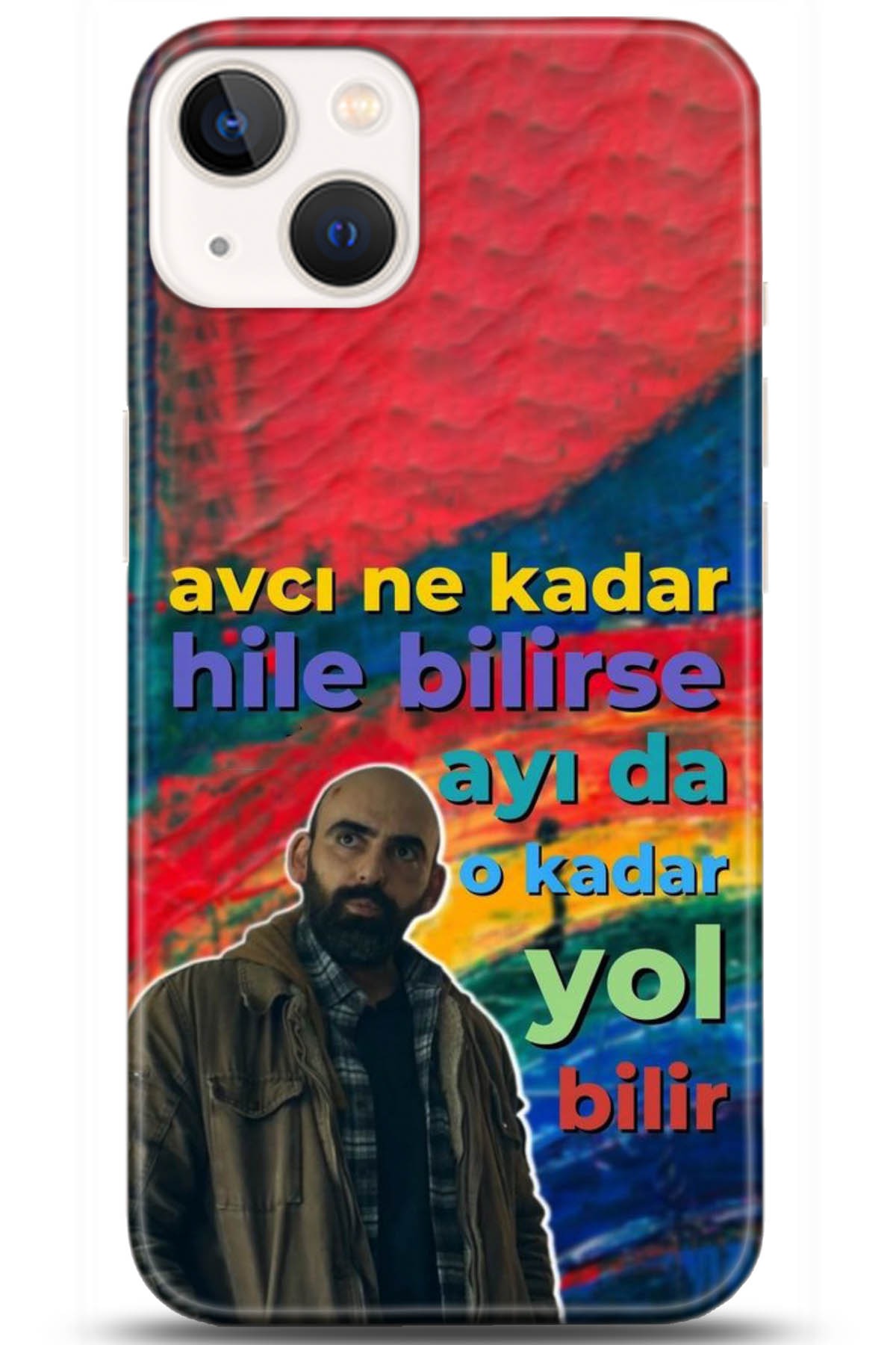 Apple iPhone 13 Uyumlu Kılıf HD Baskılı Kılıf - Followed Institution 5006