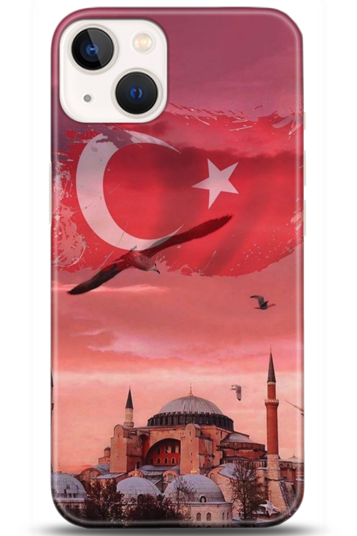 Apple iPhone 13 Uyumlu Kılıf HD Baskılı Kılıf - Followed Institution 5179