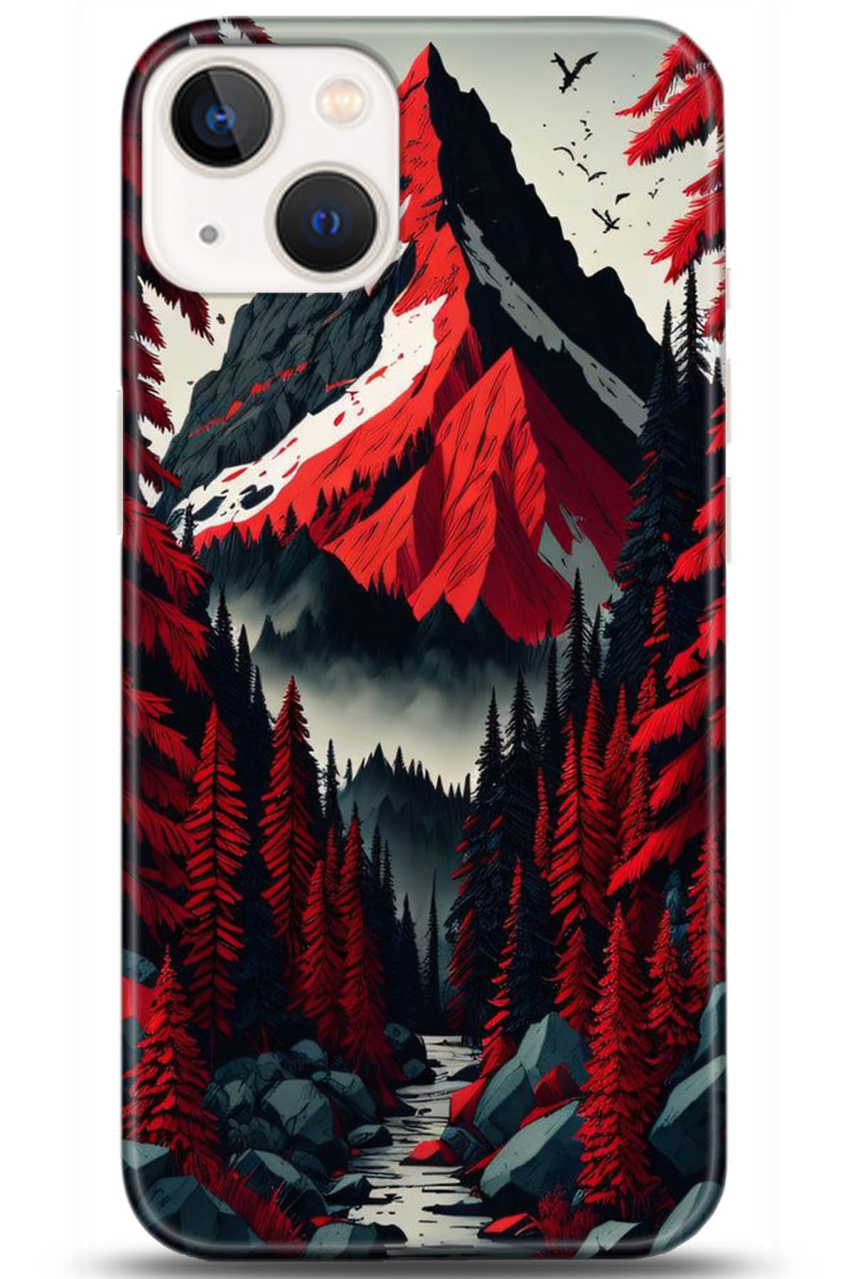 Apple iPhone 13 Uyumlu Kılıf HD Baskılı Kılıf - Followed Institution 5196