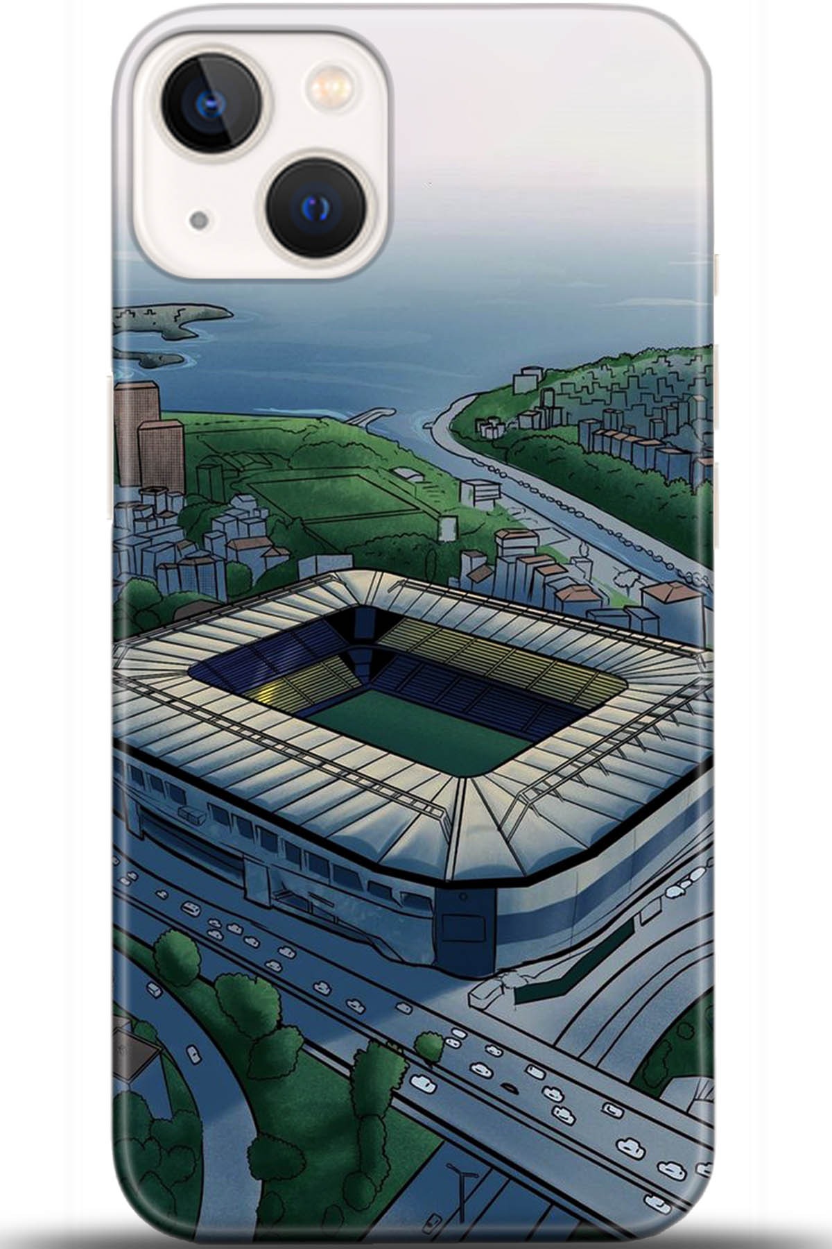 Apple iPhone 13 Uyumlu Kılıf HD Baskılı Kılıf - Followed Institution 5715