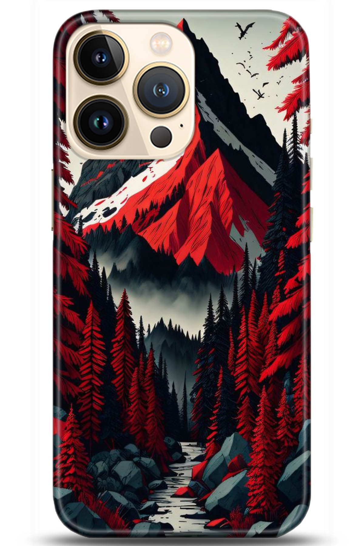 Apple iPhone 13 Pro Uyumlu Kılıf HD Baskılı Kılıf - Followed Institution 5196