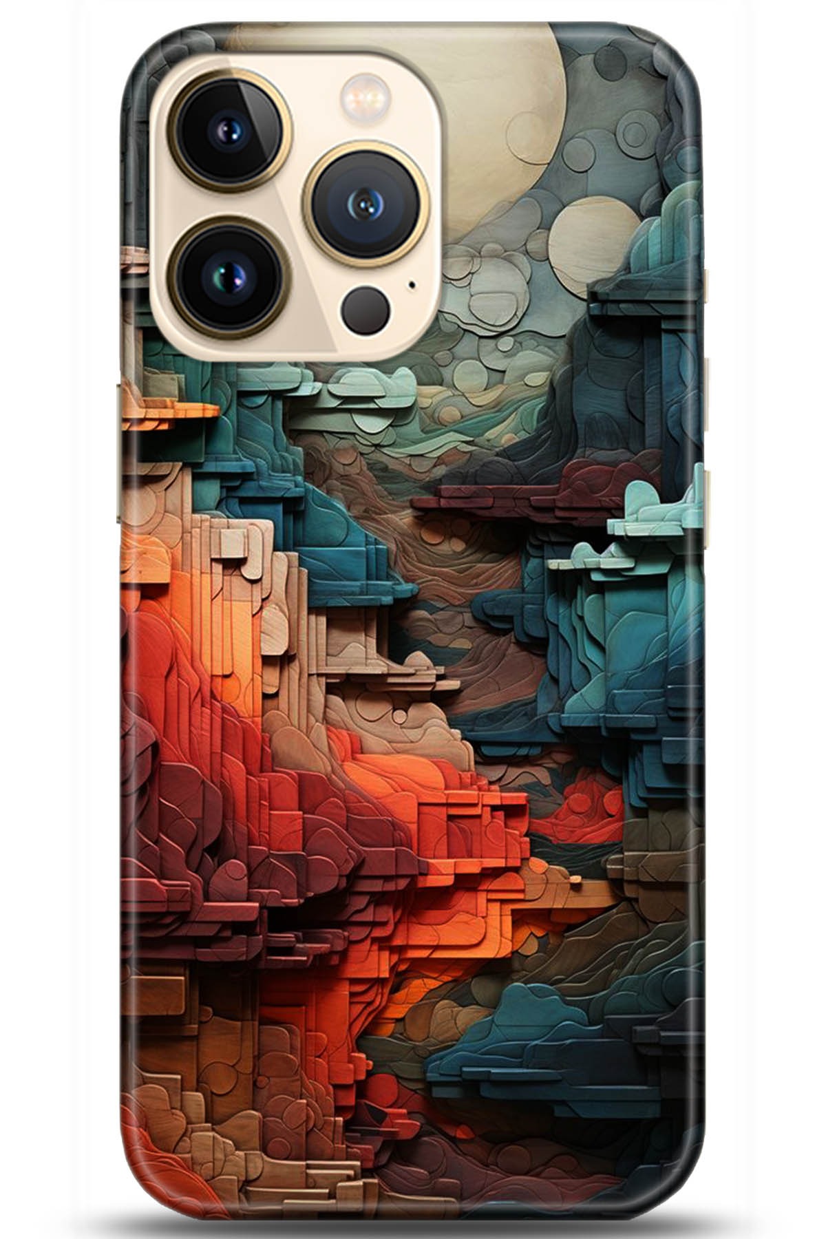 Apple iPhone 13 Pro Uyumlu Kılıf HD Baskılı Kılıf - Followed Institution 5218