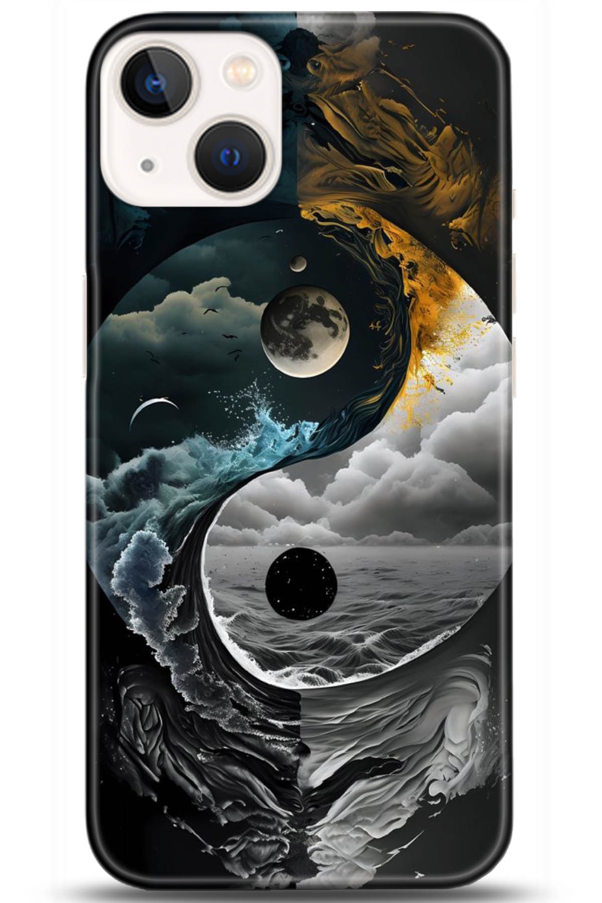 Apple iPhone 13 Mini Uyumlu Kılıf HD Baskılı Kılıf - Followed Institution 5177