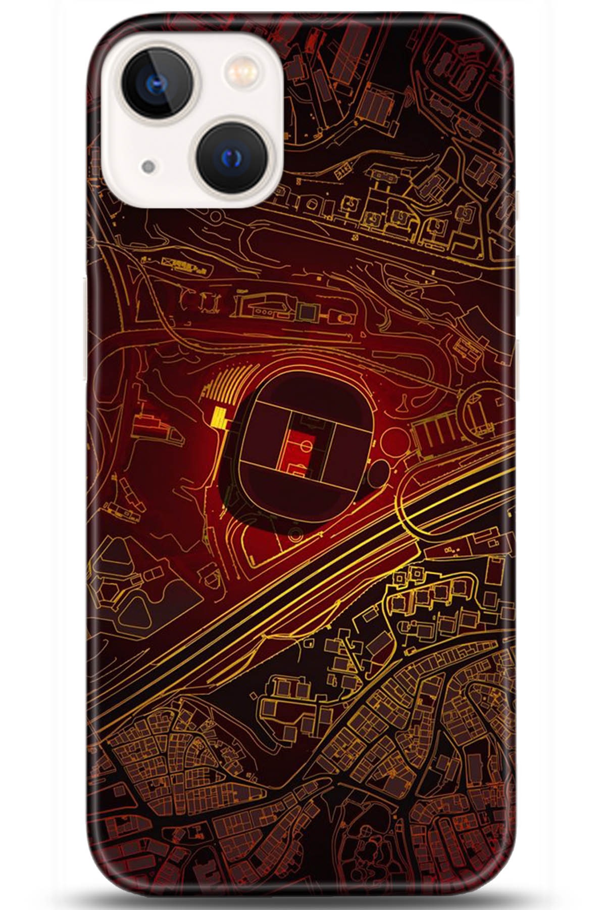 Apple iPhone 13 Mini Uyumlu Kılıf HD Baskılı Kılıf - Followed Institution 5297