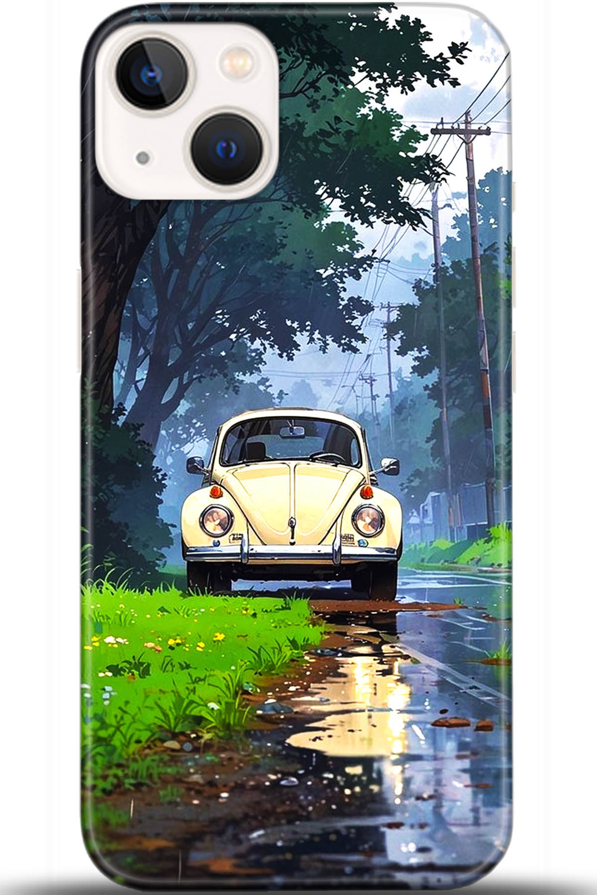 Apple iPhone 13 Mini Uyumlu Kılıf HD Baskılı Kılıf - Followed Institution 5562