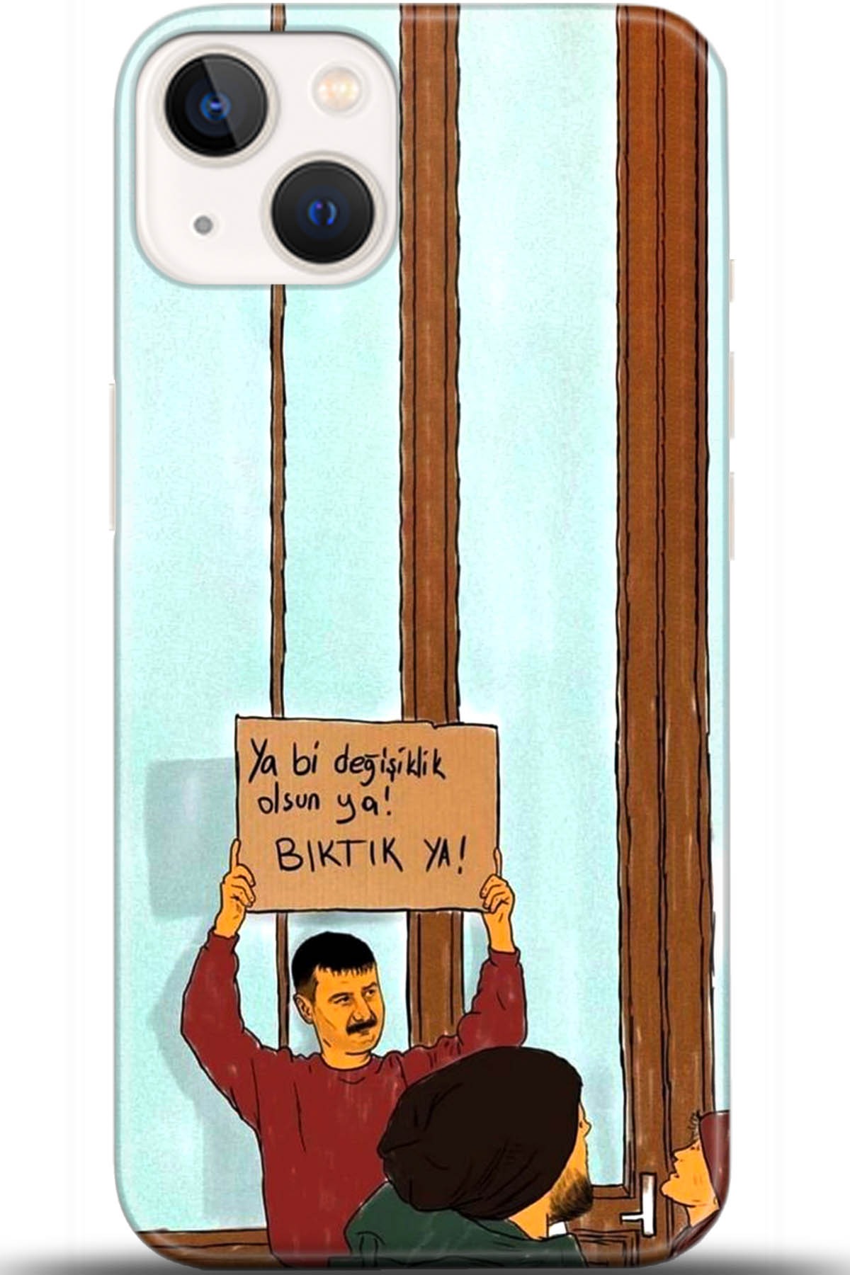 Apple iPhone 13 Mini Uyumlu Kılıf HD Baskılı Kılıf - Followed Institution 5594