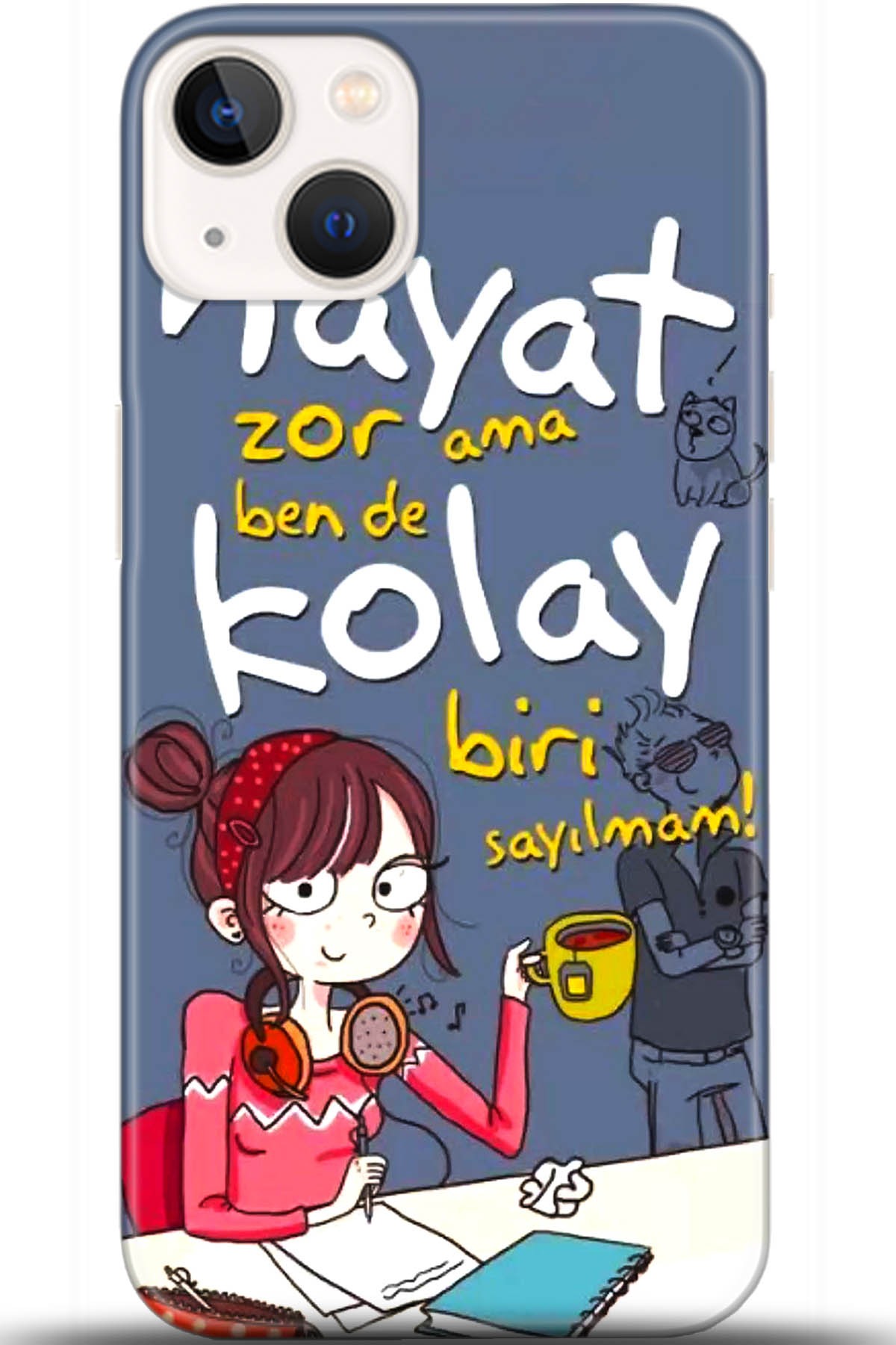 Apple iPhone 13 Mini Uyumlu Kılıf HD Baskılı Kılıf - Followed Institution 5686