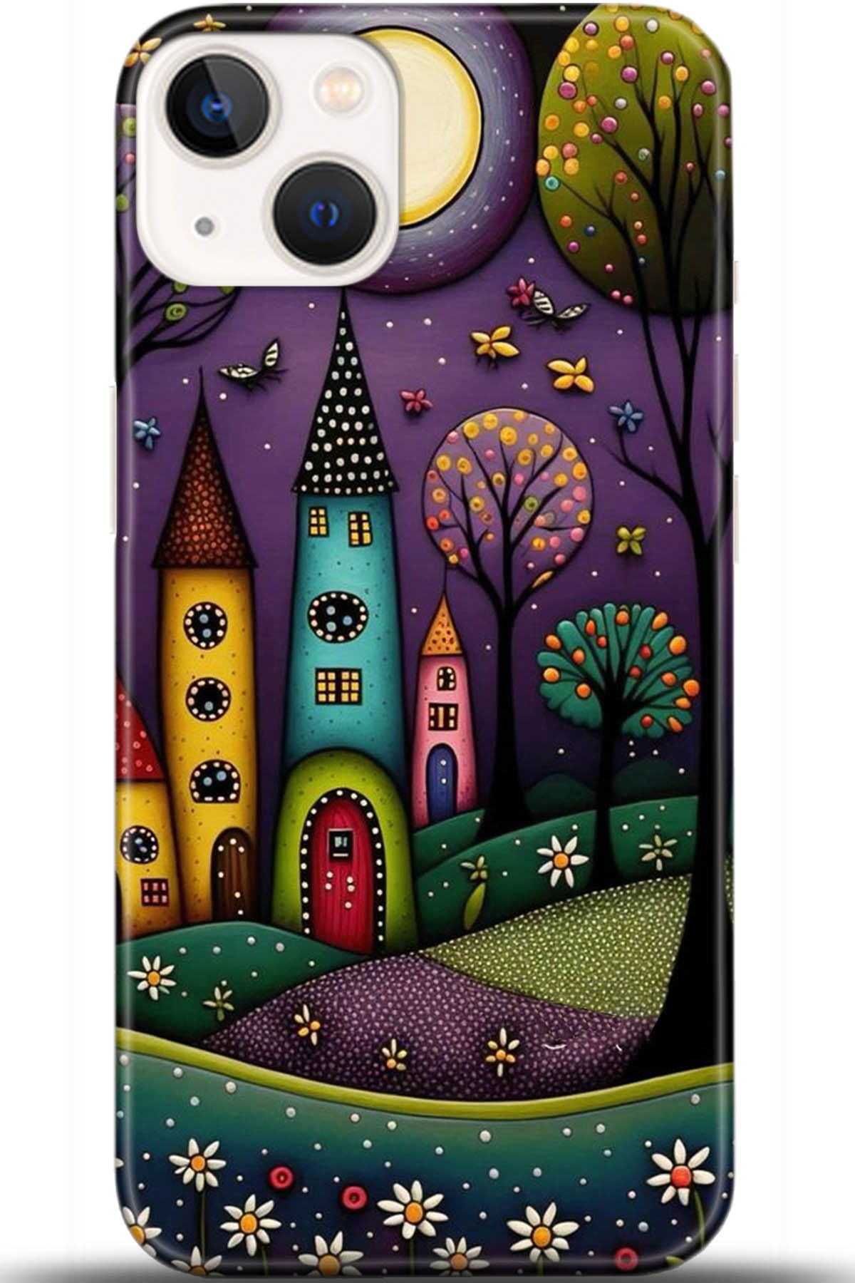 Apple iPhone 13 Mini Uyumlu Kılıf HD Baskılı Kılıf - Followed Institution 5704