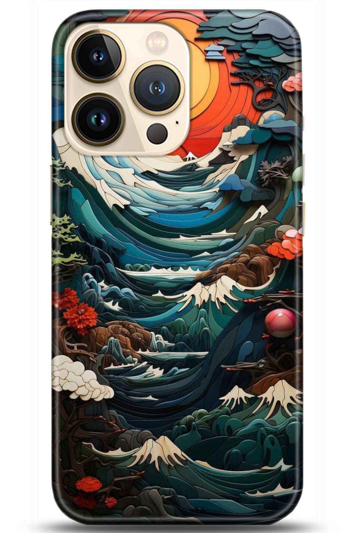 Apple iPhone 13 Pro Max Uyumlu Kılıf HD Baskılı Kılıf - Followed Institution 5009