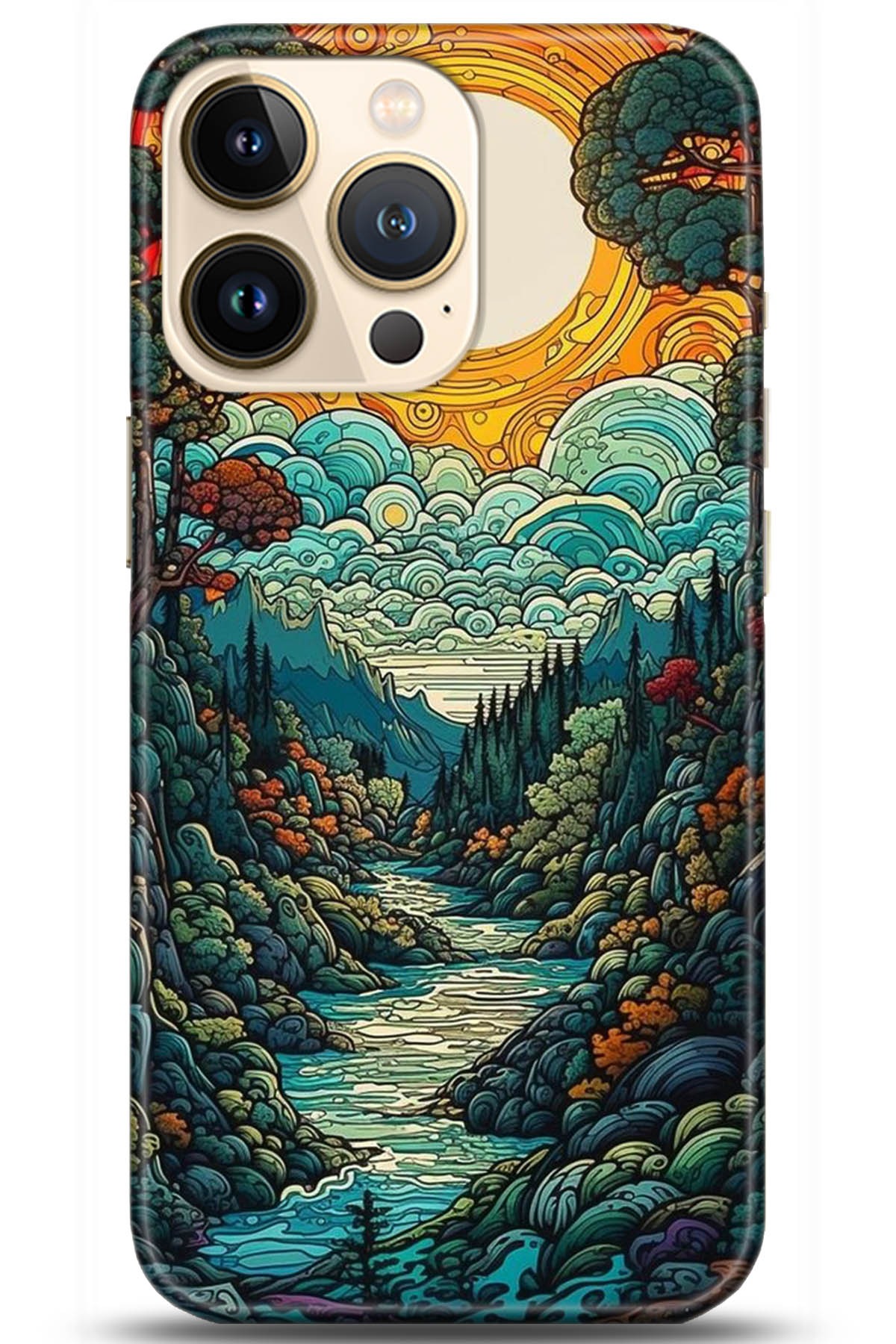 Apple iPhone 13 Pro Max Uyumlu Kılıf HD Baskılı Kılıf - Followed Institution 5198