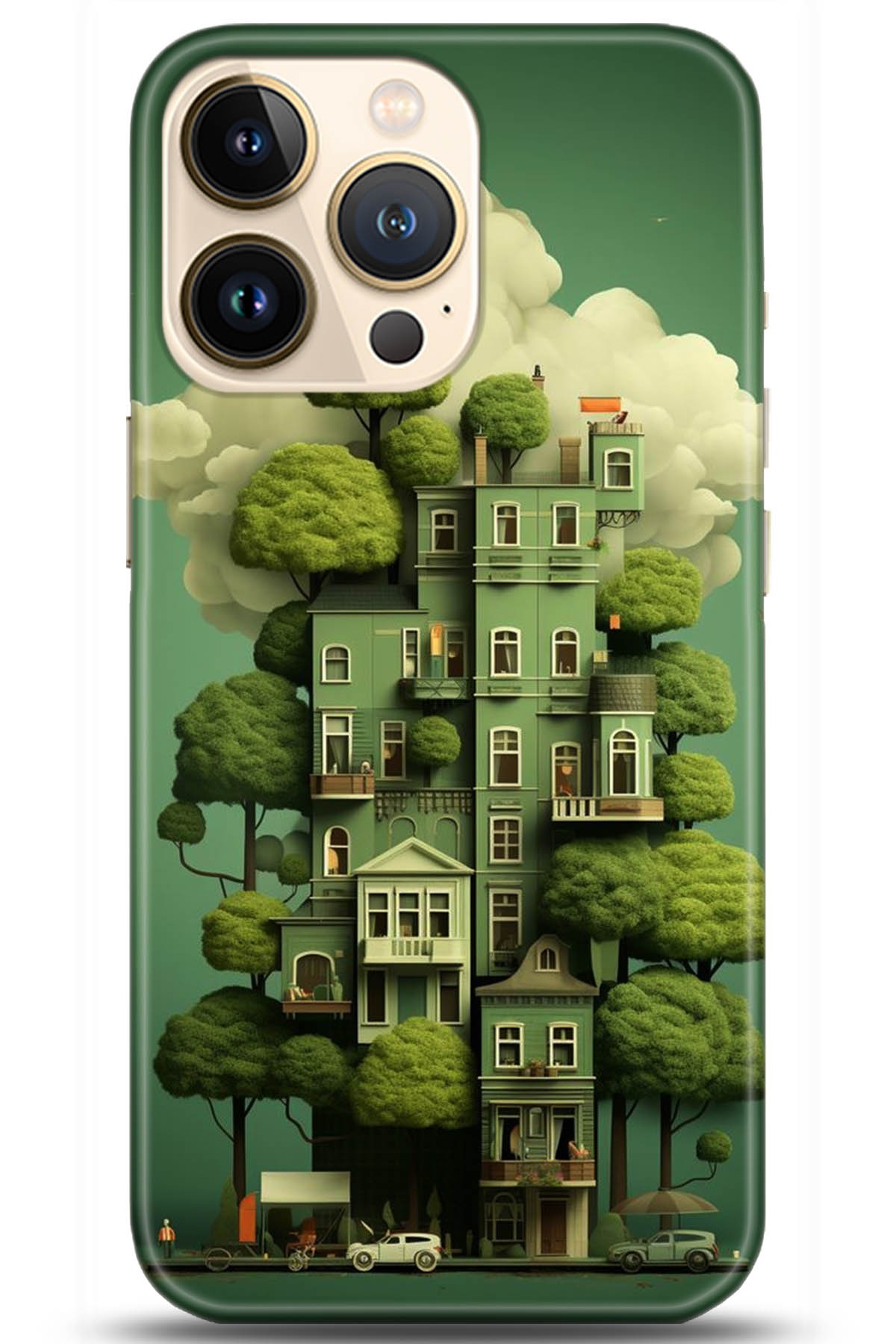 Apple iPhone 13 Pro Max Uyumlu Kılıf HD Baskılı Kılıf - Followed Institution 5273