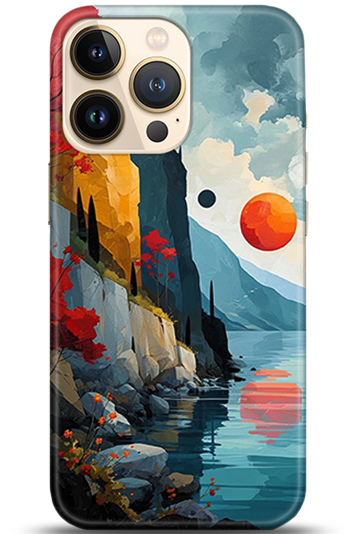 Apple iPhone 13 Pro Max Uyumlu Kılıf HD Baskılı Kılıf - Followed Institution 5368