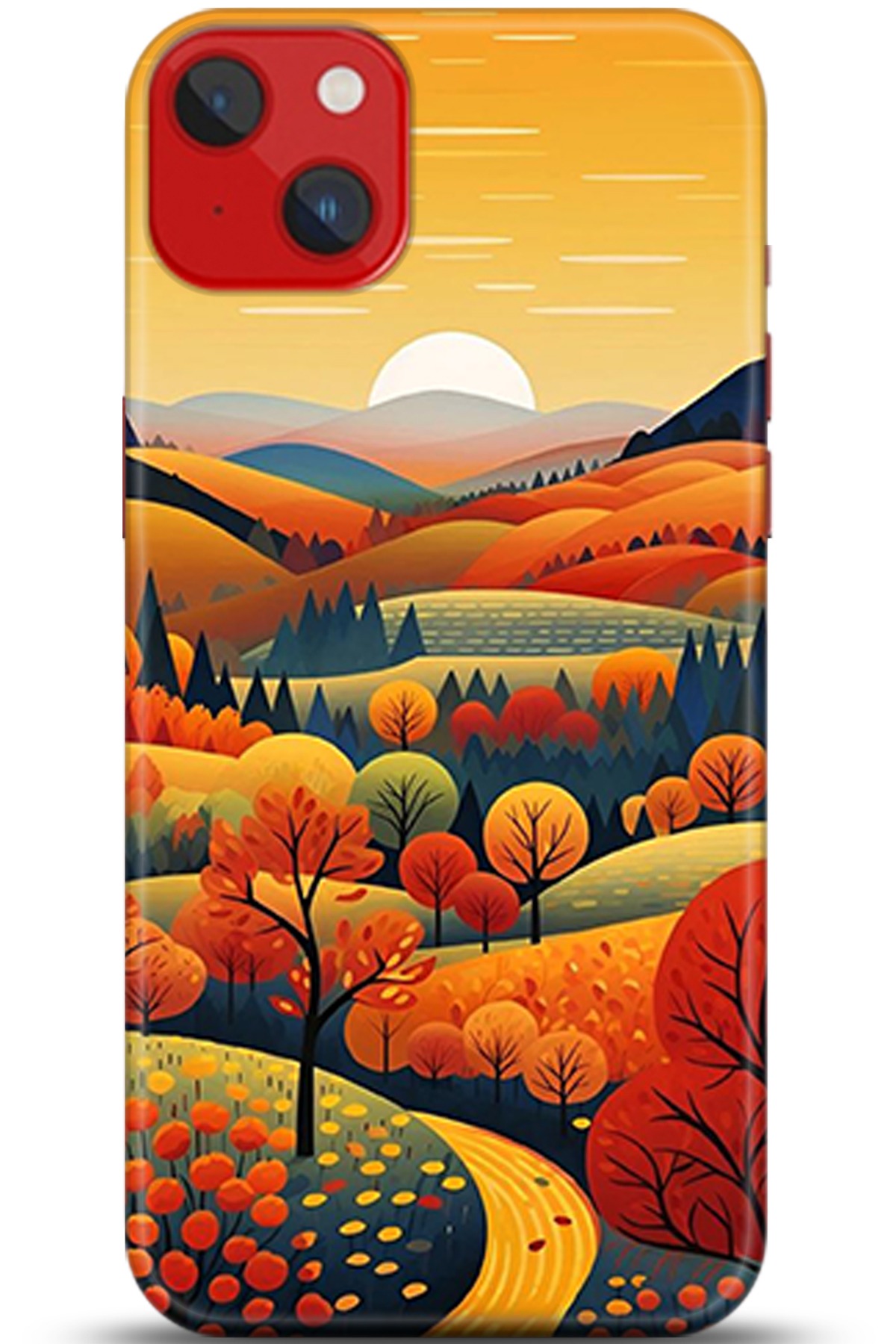 Apple iPhone 14 Uyumlu Kılıf HD Baskılı Kılıf - Followed Institution 5356