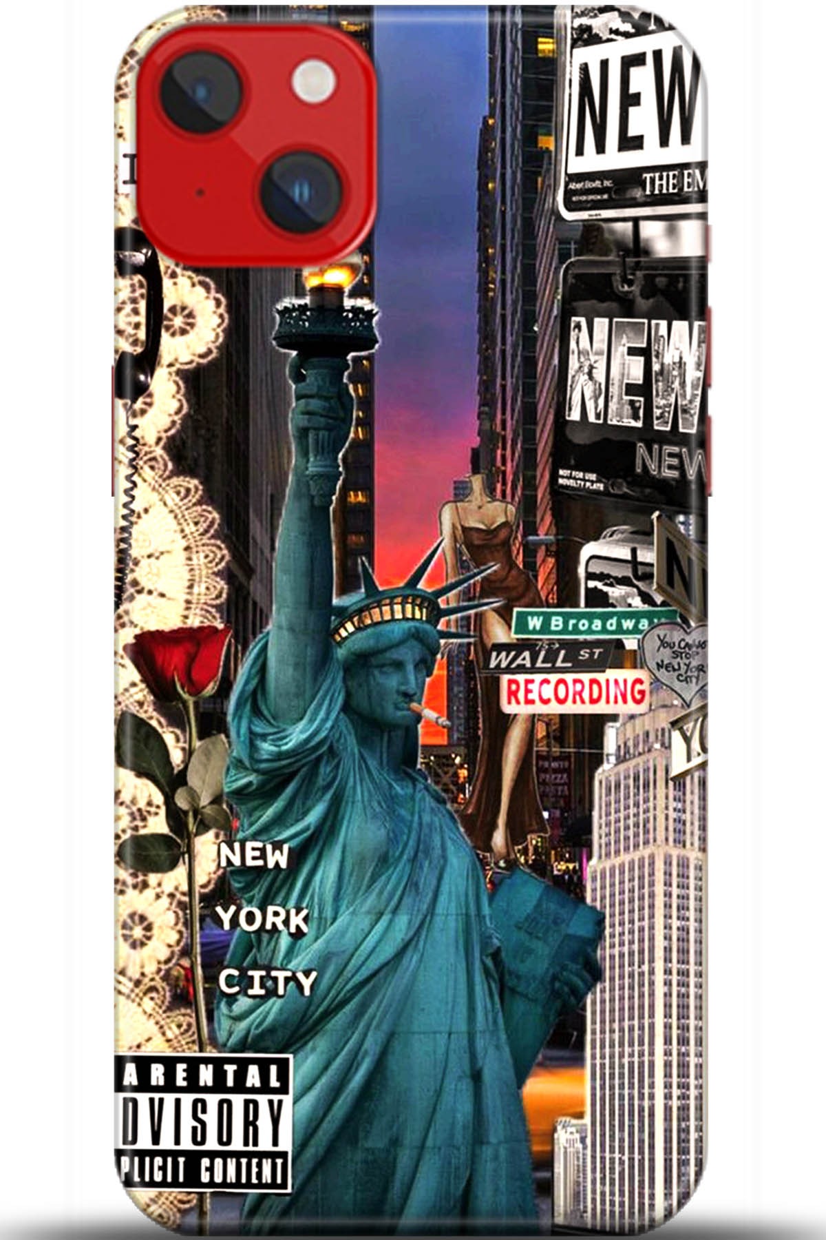 Apple iPhone 14 Uyumlu Kılıf HD Baskılı Kılıf - Followed Institution 5618