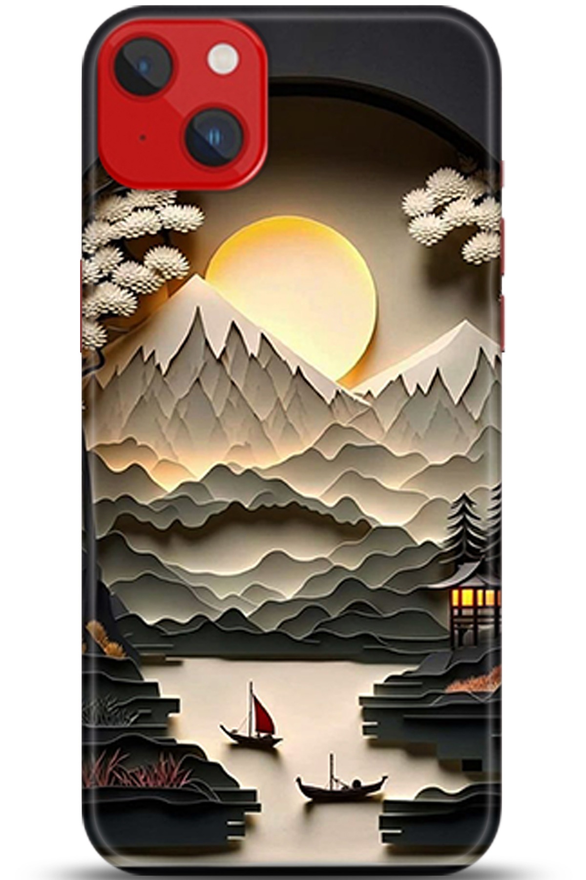 Apple iPhone 14 Plus Uyumlu Kılıf HD Baskılı Kılıf - Followed Institution 5354