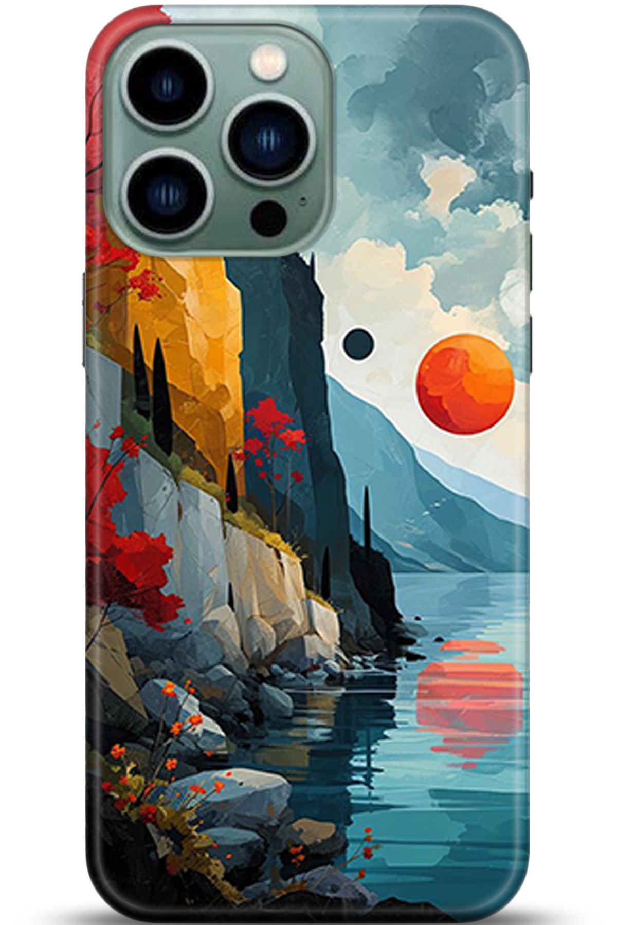 Apple iPhone 14 Pro Uyumlu Kılıf HD Baskılı Kılıf - Followed Institution 5368