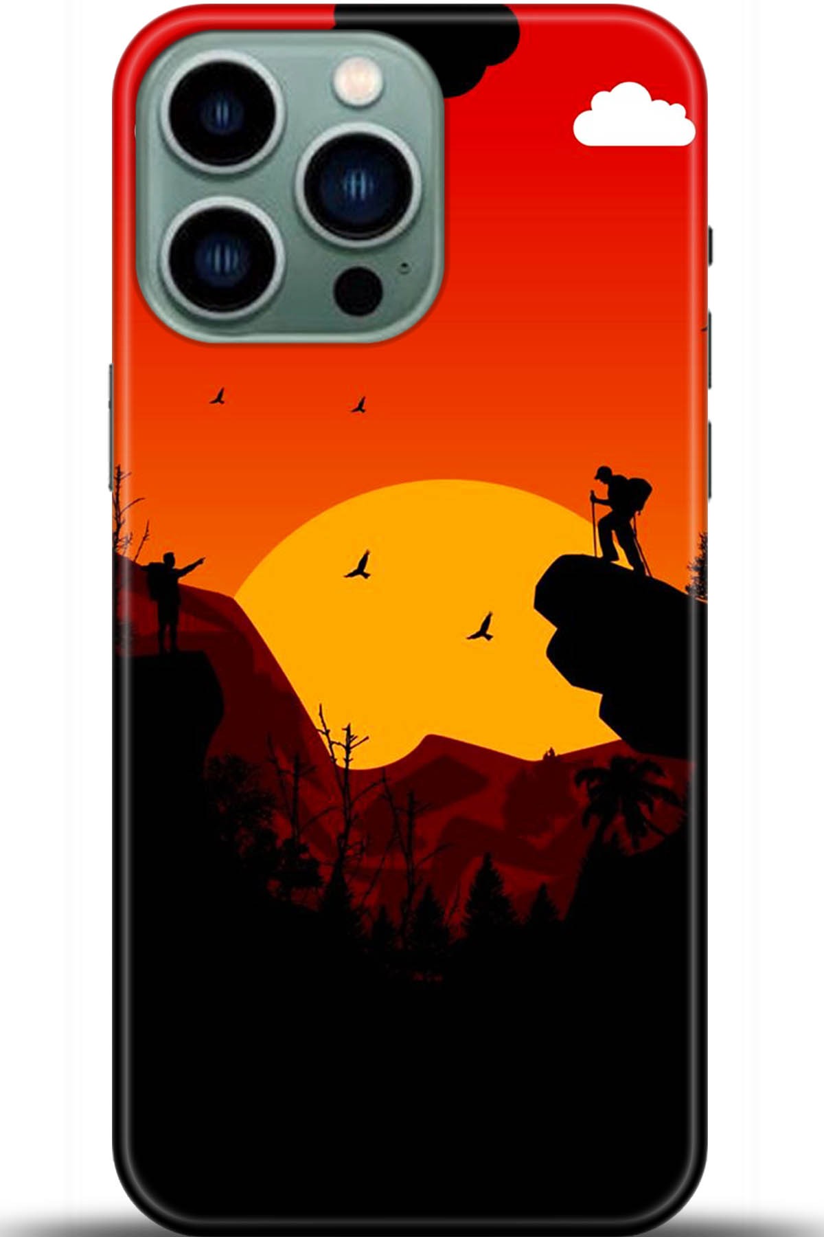 Apple iPhone 14 Pro Uyumlu Kılıf HD Baskılı Kılıf - Followed Institution 5407