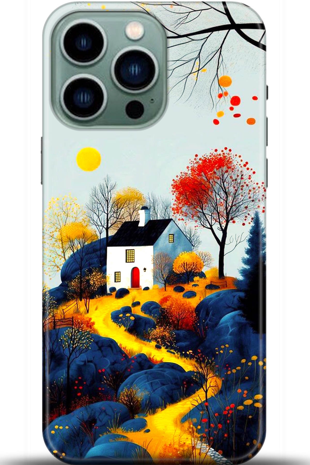 Apple iPhone 14 Pro Uyumlu Kılıf HD Baskılı Kılıf - Followed Institution 5569