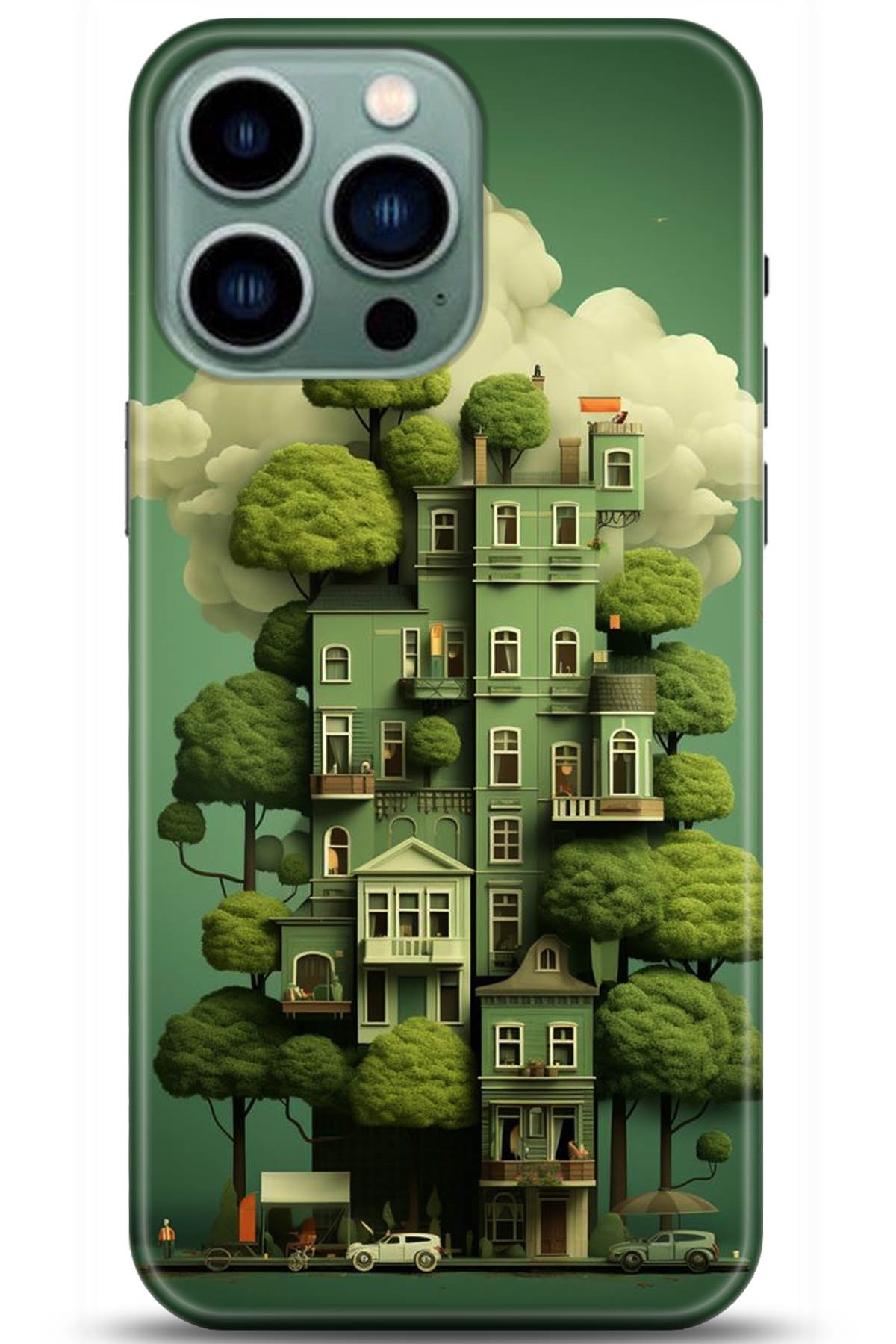 Apple iPhone 14 Pro Max Uyumlu Kılıf HD Baskılı Kılıf - Followed Institution 5273