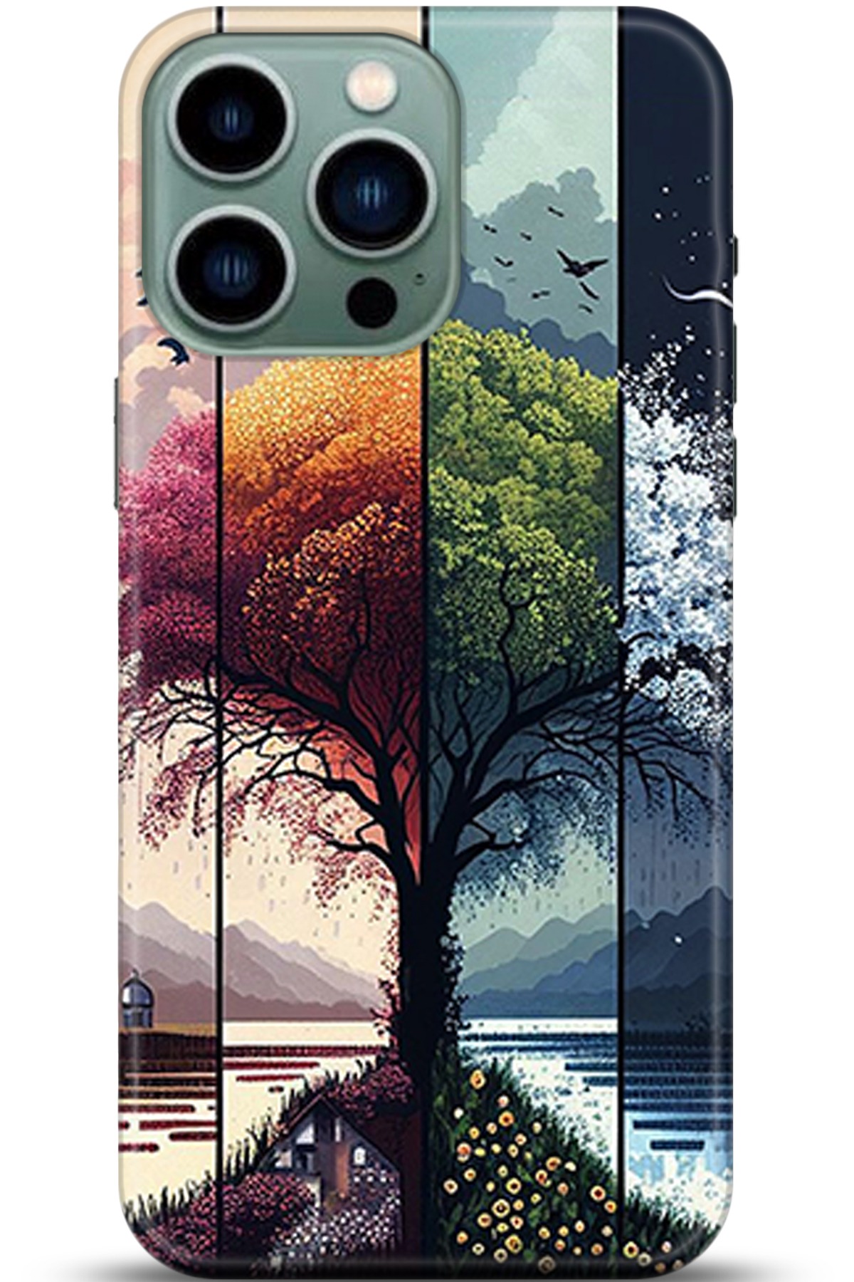 Apple iPhone 14 Pro Max Uyumlu Kılıf HD Baskılı Kılıf - Followed Institution 5369