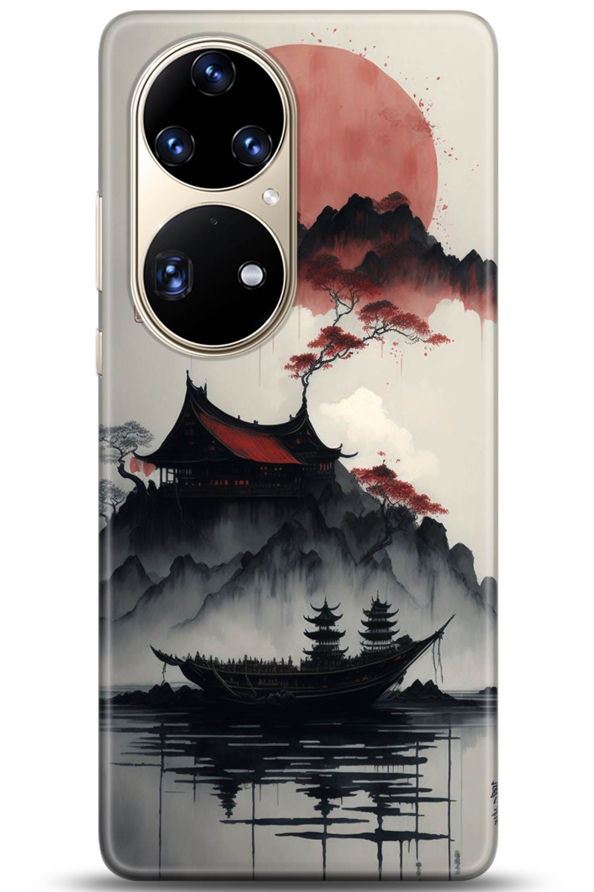 Huawei P50 Pro Uyumlu Kılıf HD Baskılı Kılıf - Followed Institution 5174