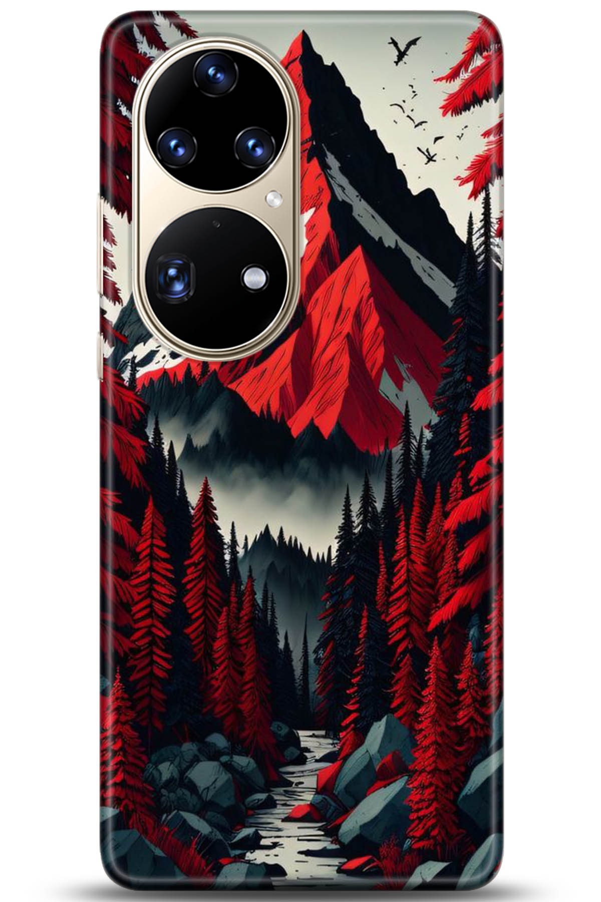 Huawei P50 Pro Uyumlu Kılıf HD Baskılı Kılıf - Followed Institution 5196