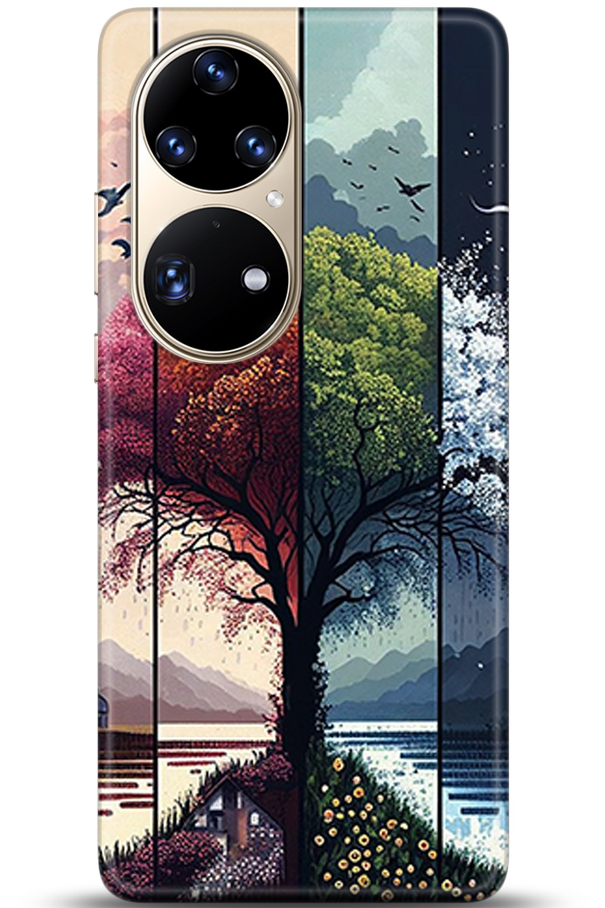 Huawei P50 Pro Uyumlu Kılıf HD Baskılı Kılıf - Followed Institution 5369