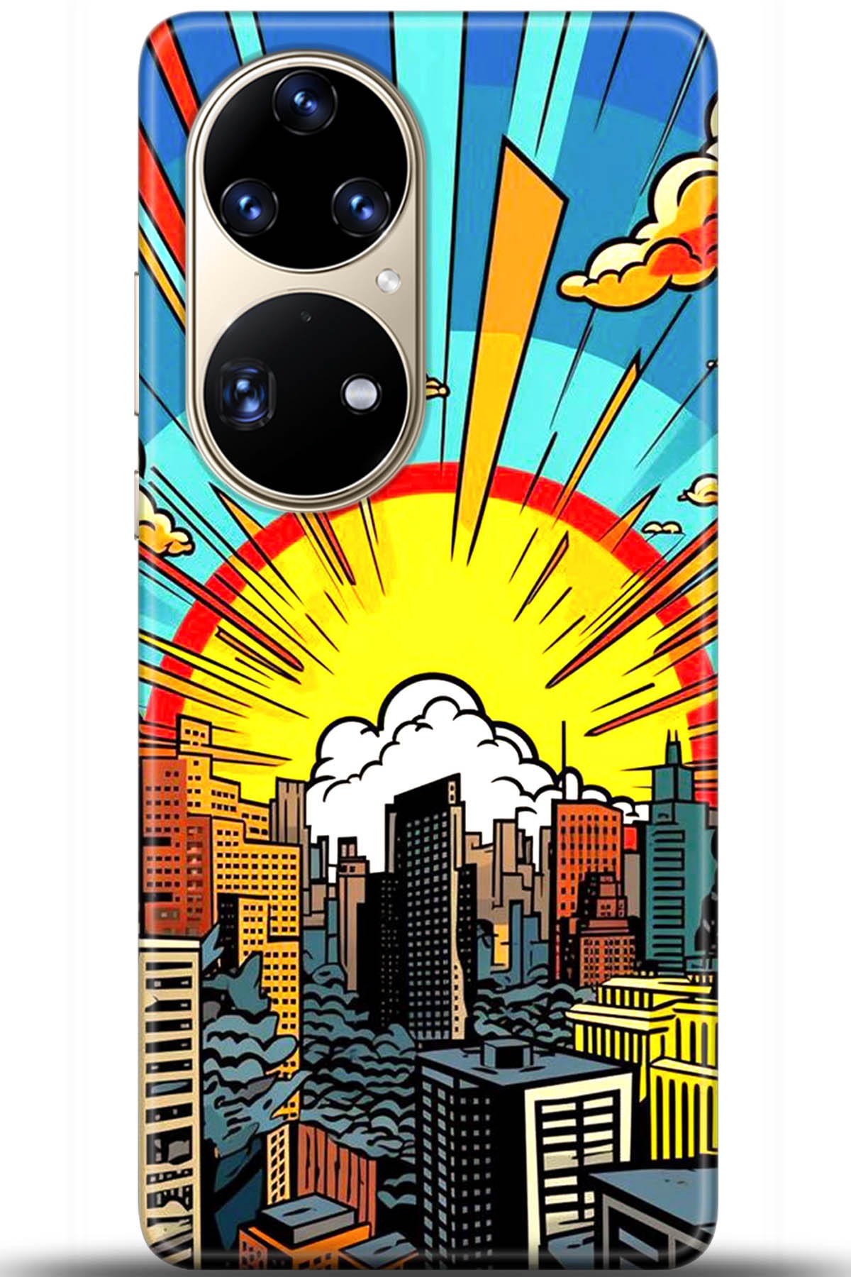 Huawei P50 Pro Uyumlu Kılıf HD Baskılı Kılıf - Followed Institution 5571