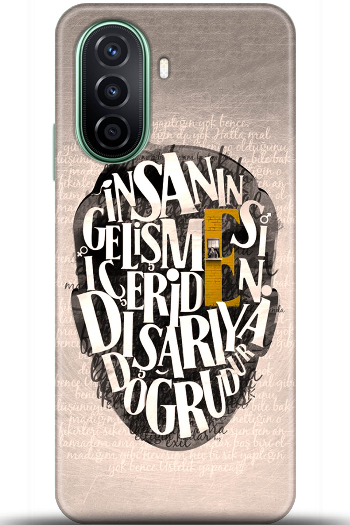 Huawei Nova Y70 Uyumlu Kılıf HD Baskılı Kılıf - Followed Institution 5587