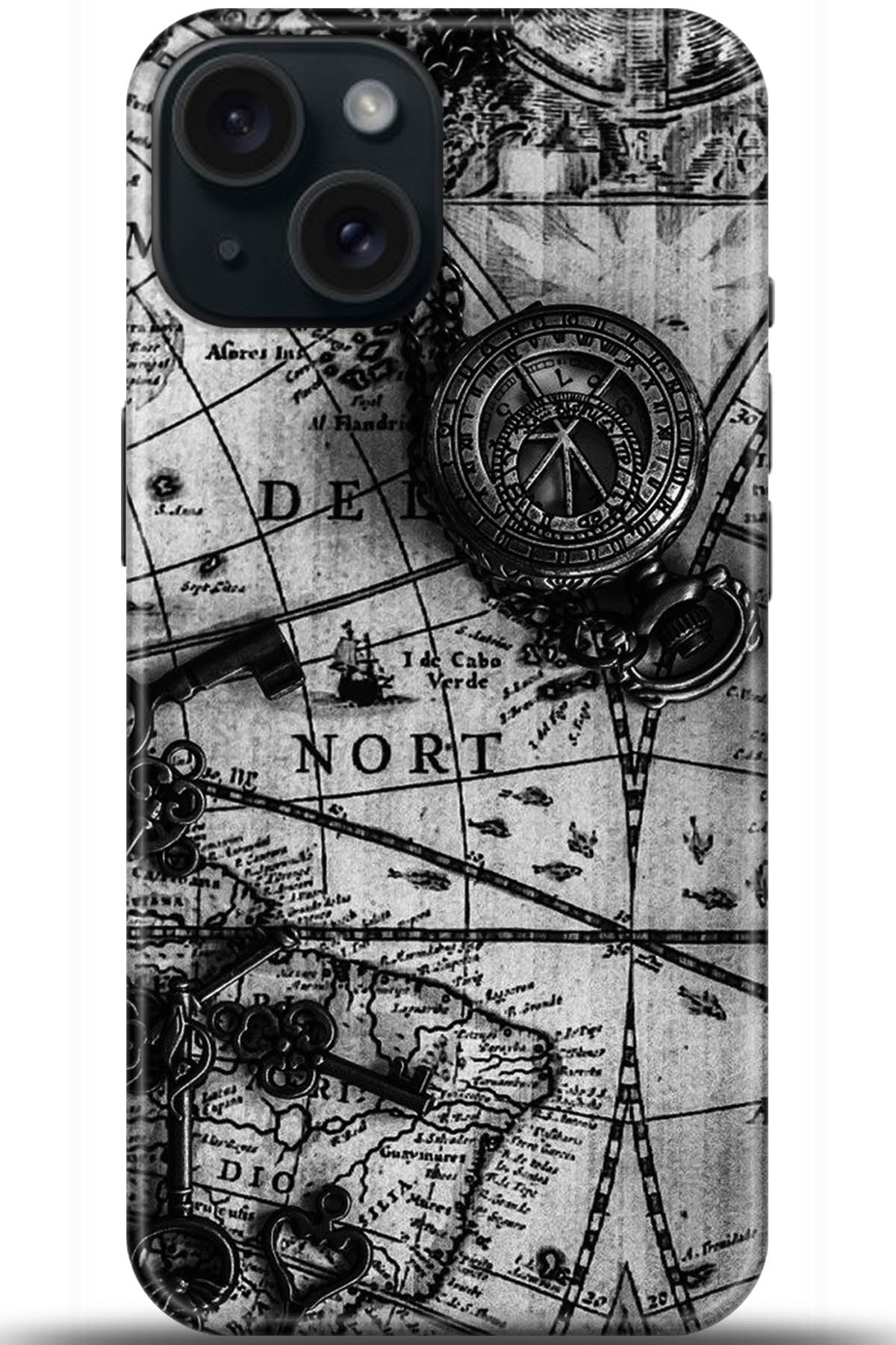 Apple iPhone 15 Uyumlu Kılıf HD Baskılı Kılıf - Followed Institution 5381