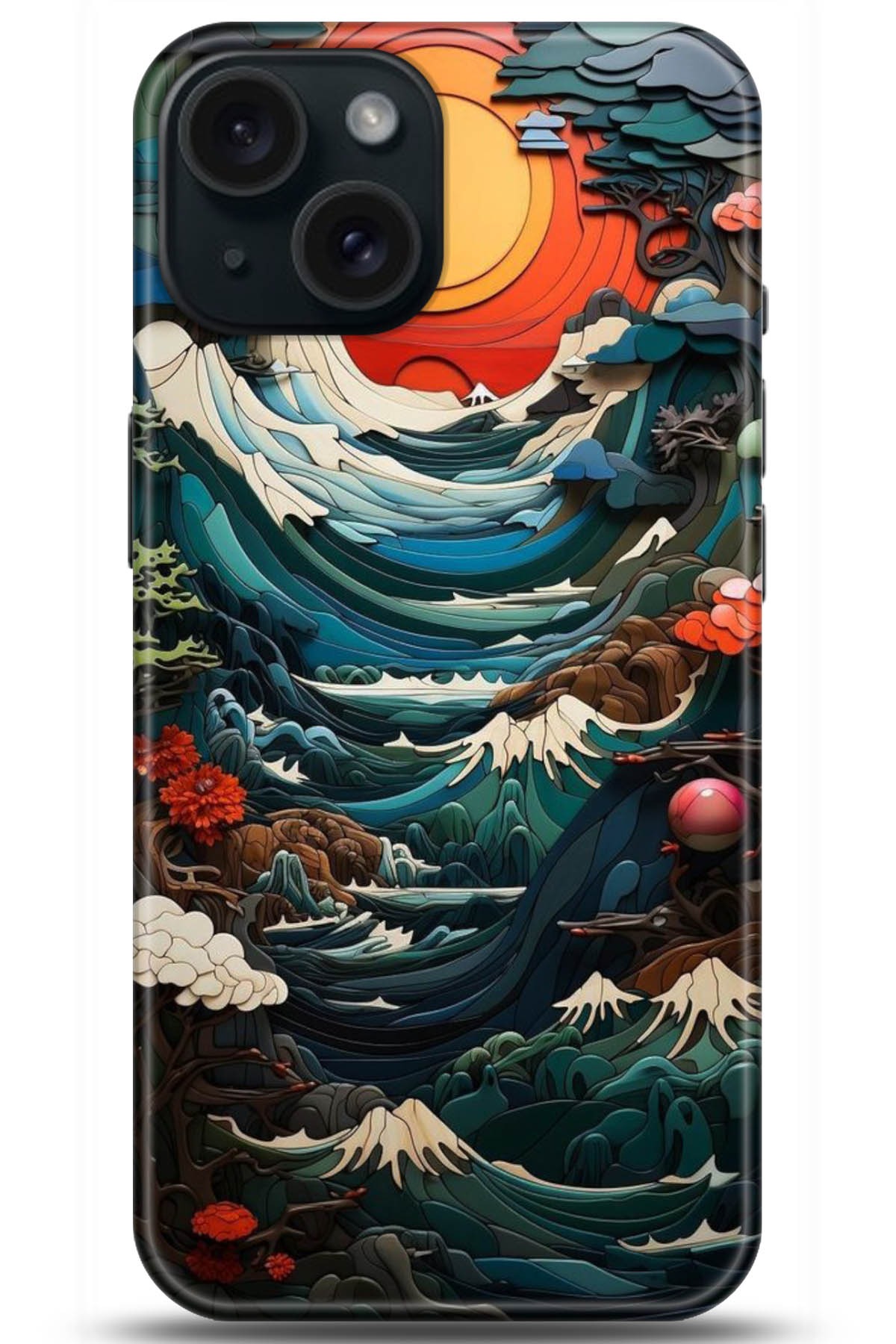 Apple iPhone 15 Plus Uyumlu Kılıf HD Baskılı Kılıf - Followed Institution 5009