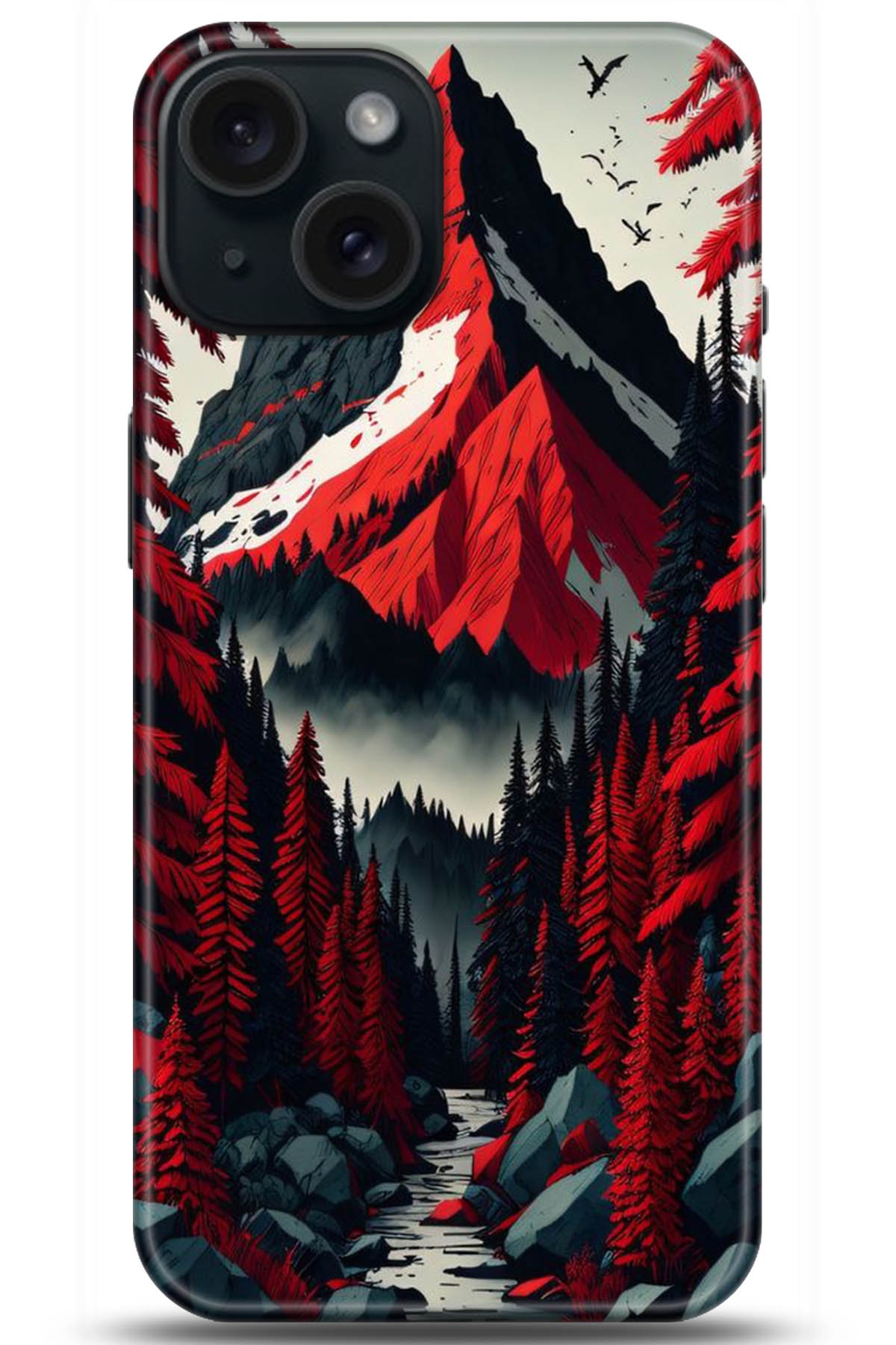 Apple iPhone 15 Plus Uyumlu Kılıf HD Baskılı Kılıf - Followed Institution 5196