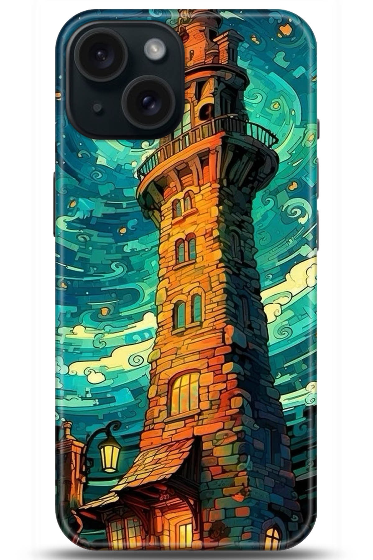 Apple iPhone 15 Plus Uyumlu Kılıf HD Baskılı Kılıf - Followed Institution 5233