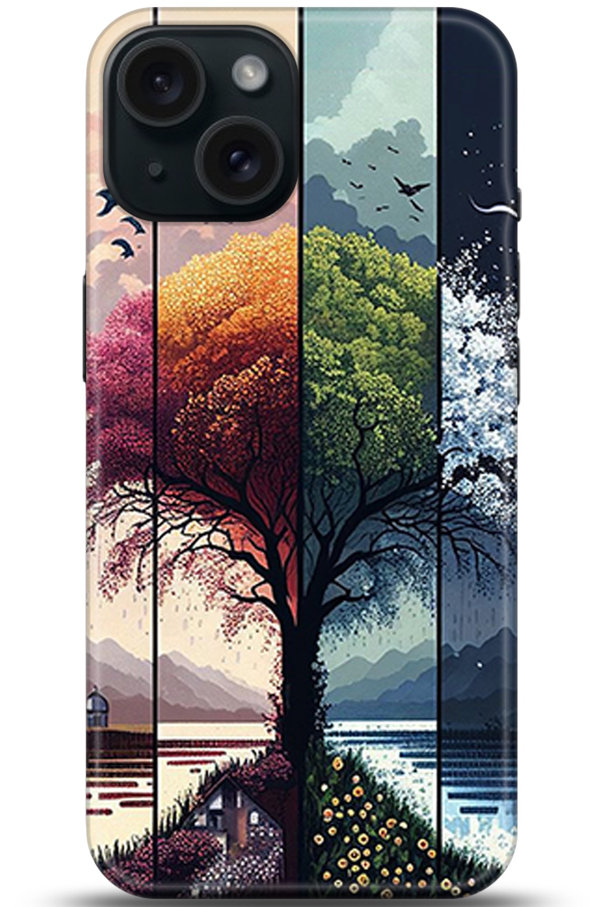 Apple iPhone 15 Plus Uyumlu Kılıf HD Baskılı Kılıf - Followed Institution 5369