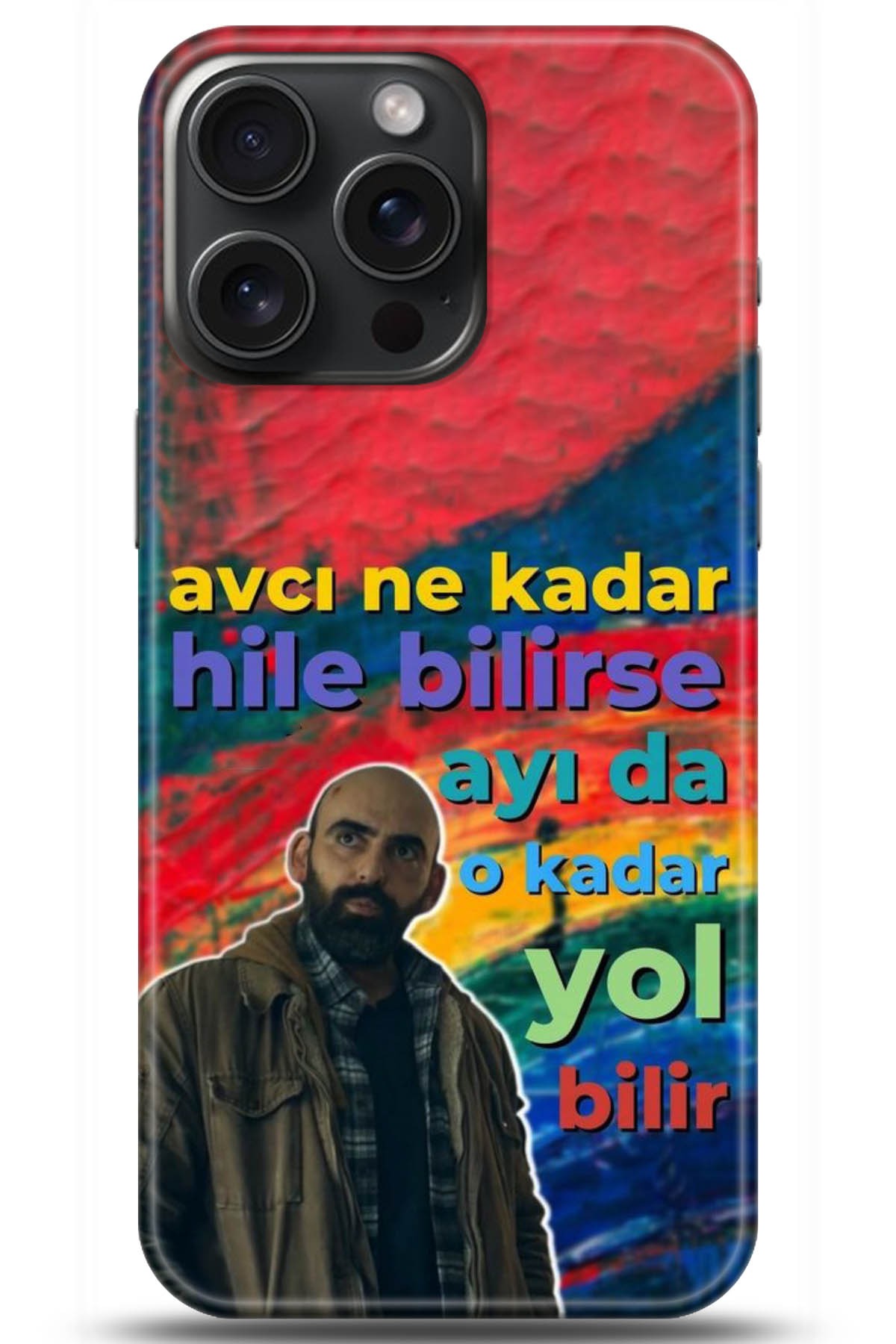 Apple iPhone 15 Pro Uyumlu Kılıf HD Baskılı Kılıf - Followed Institution 5006