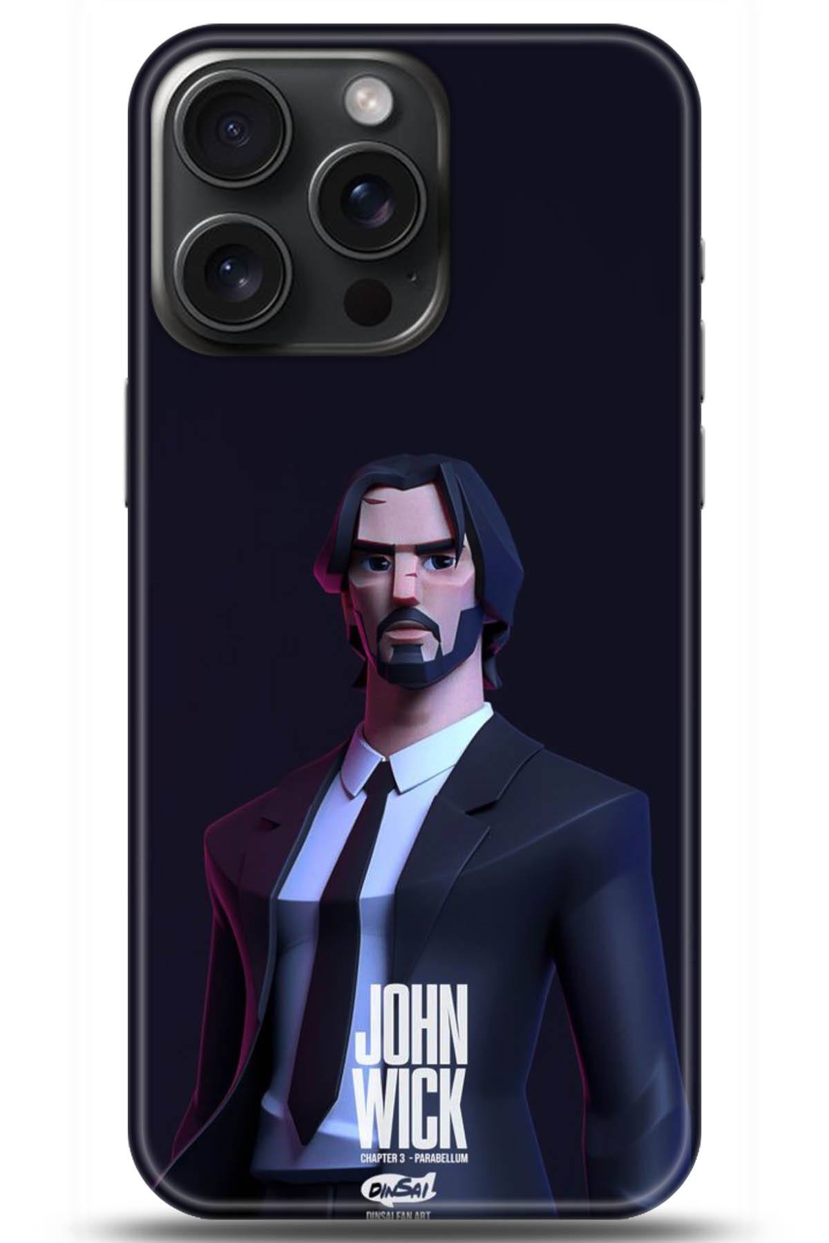 Apple iPhone 15 Pro Uyumlu Kılıf HD Baskılı Kılıf - Followed Institution 5018