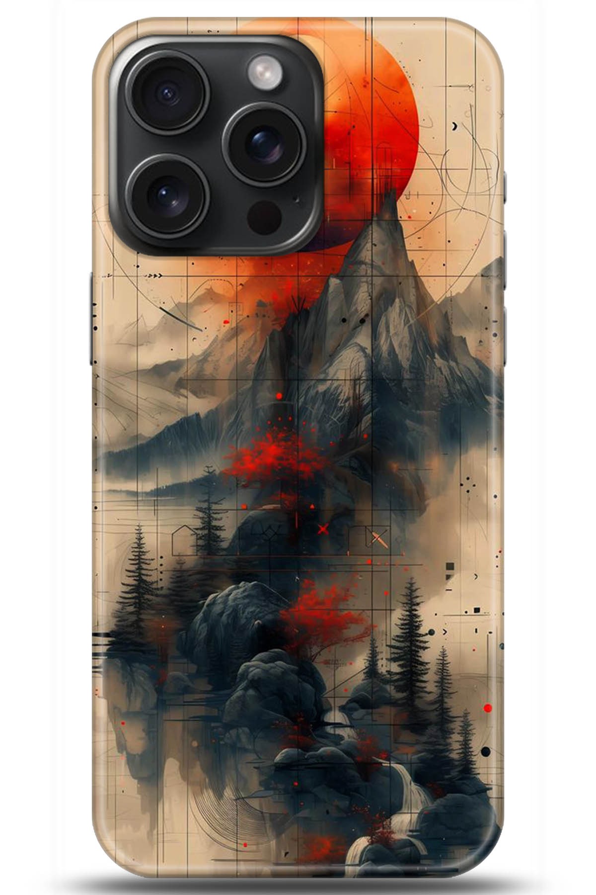 Apple iPhone 15 Pro Uyumlu Kılıf HD Baskılı Kılıf - Followed Institution 5244