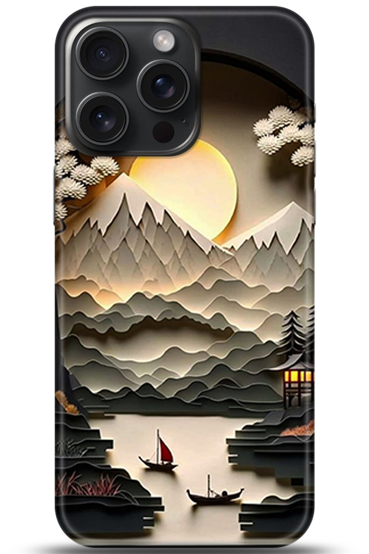 Apple iPhone 15 Pro Uyumlu Kılıf HD Baskılı Kılıf - Followed Institution 5354