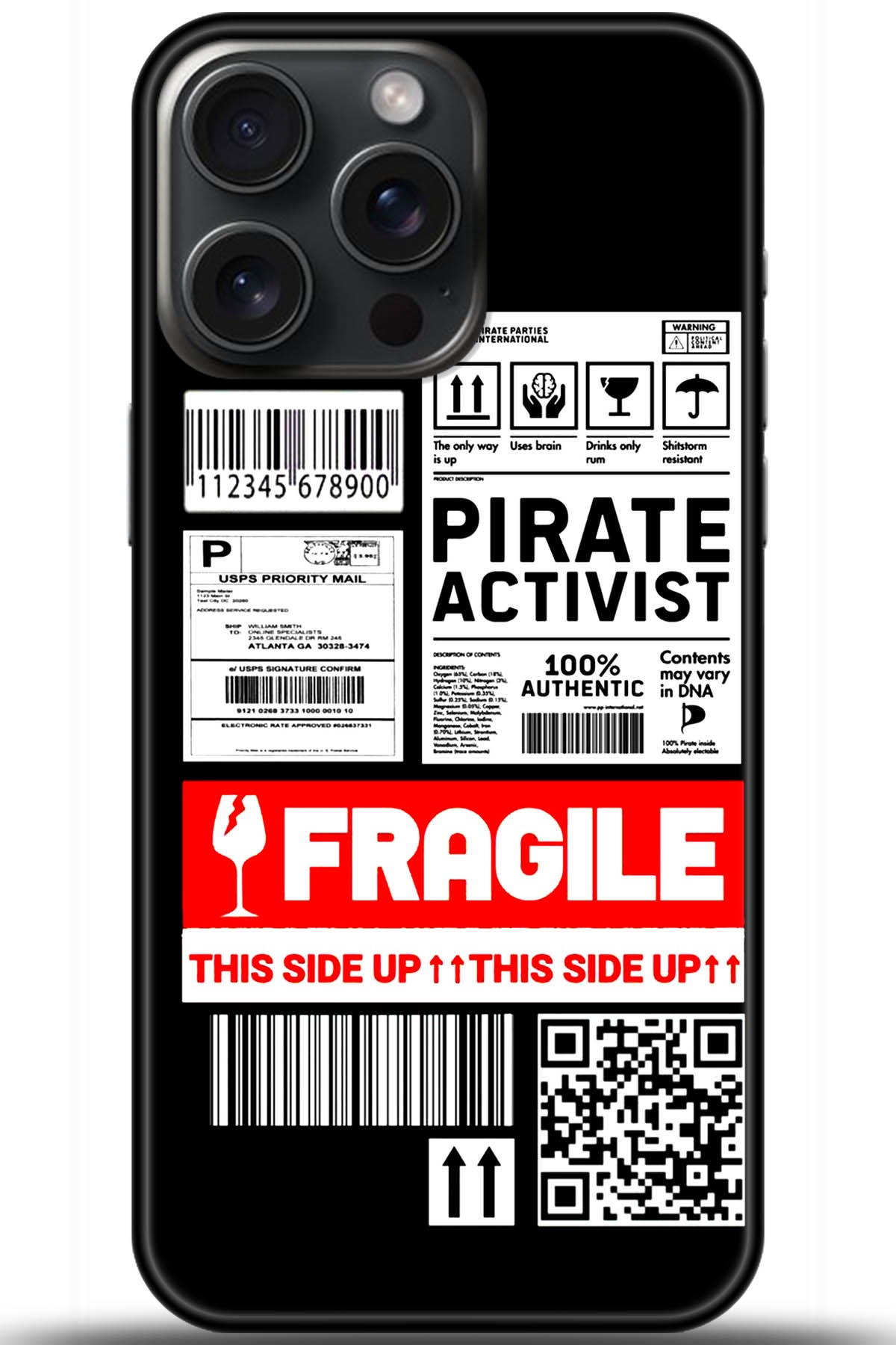 Apple iPhone 15 Pro Uyumlu Kılıf HD Baskılı Kılıf - Followed Institution 5447