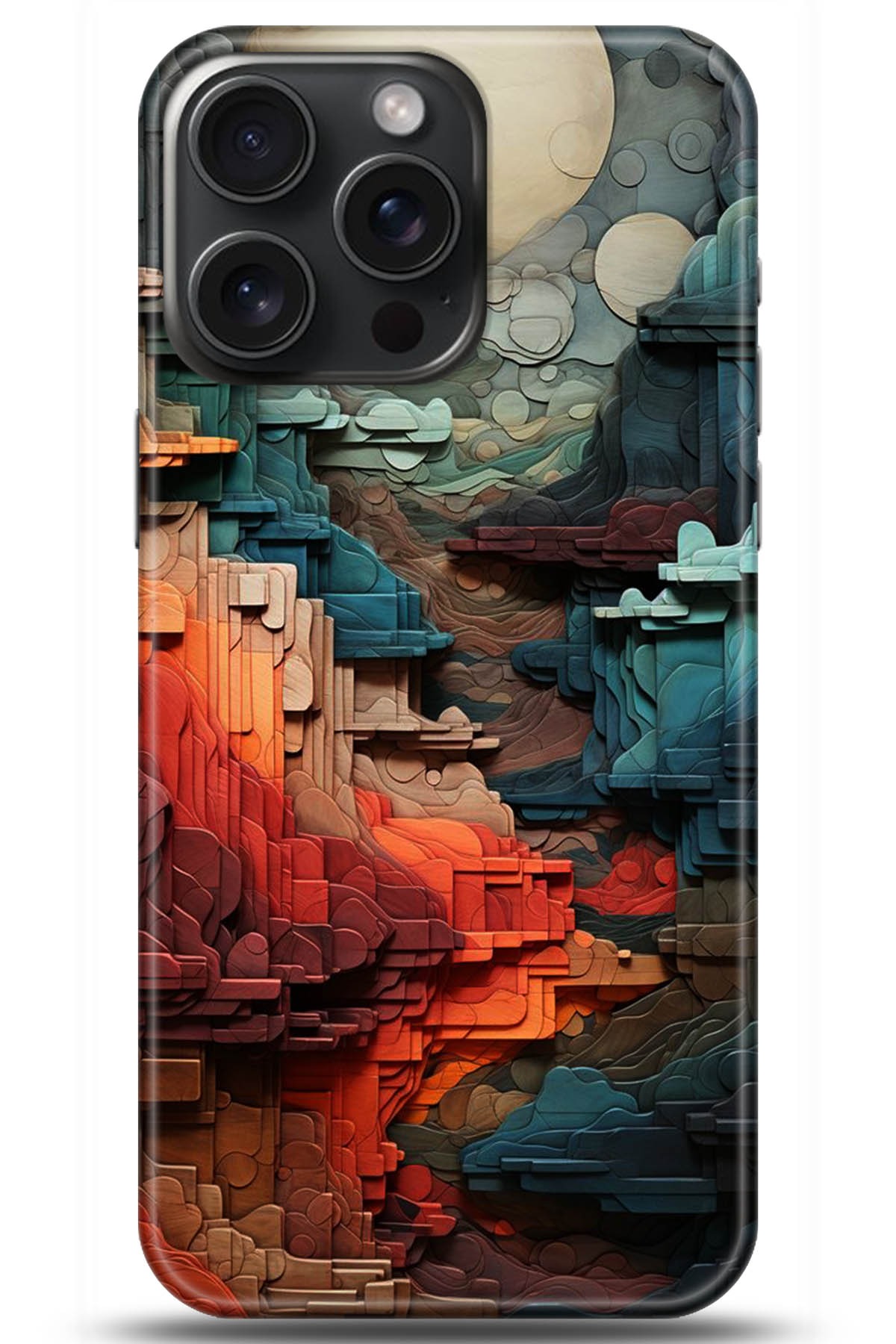 Apple iPhone 15 Pro Max Uyumlu Kılıf HD Baskılı Kılıf - Followed Institution 5218