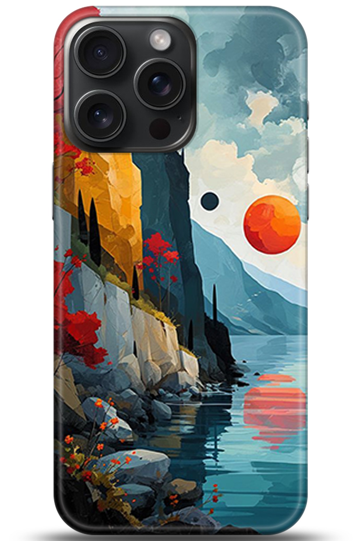 Apple iPhone 15 Pro Max Uyumlu Kılıf HD Baskılı Kılıf - Followed Institution 5368