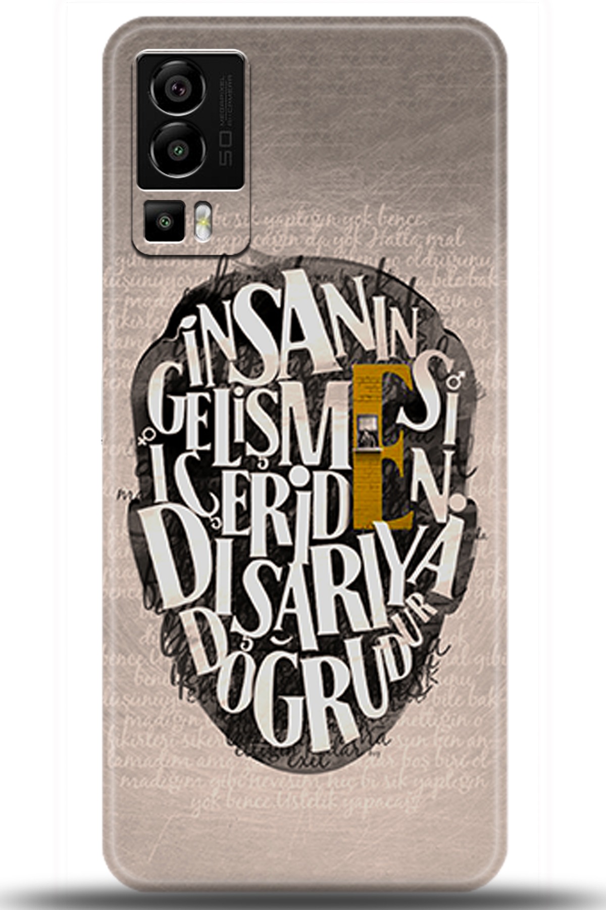 General Mobile GM 23 Uyumlu Kılıf HD Baskılı Kılıf - Followed Institution 5587